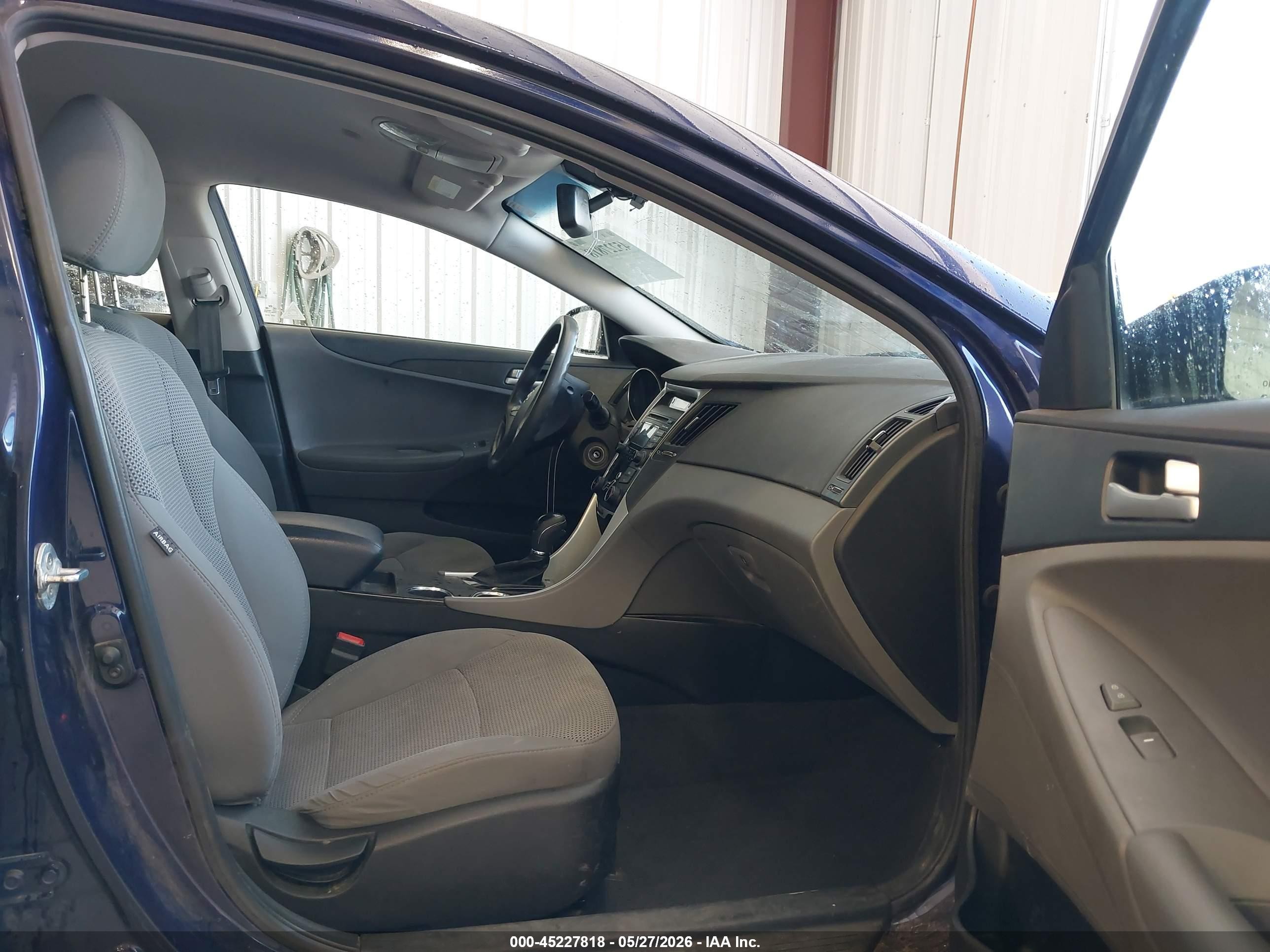 2013 Hyundai Sonata Gls Gray vin: 5NPEB4AC2DH674451