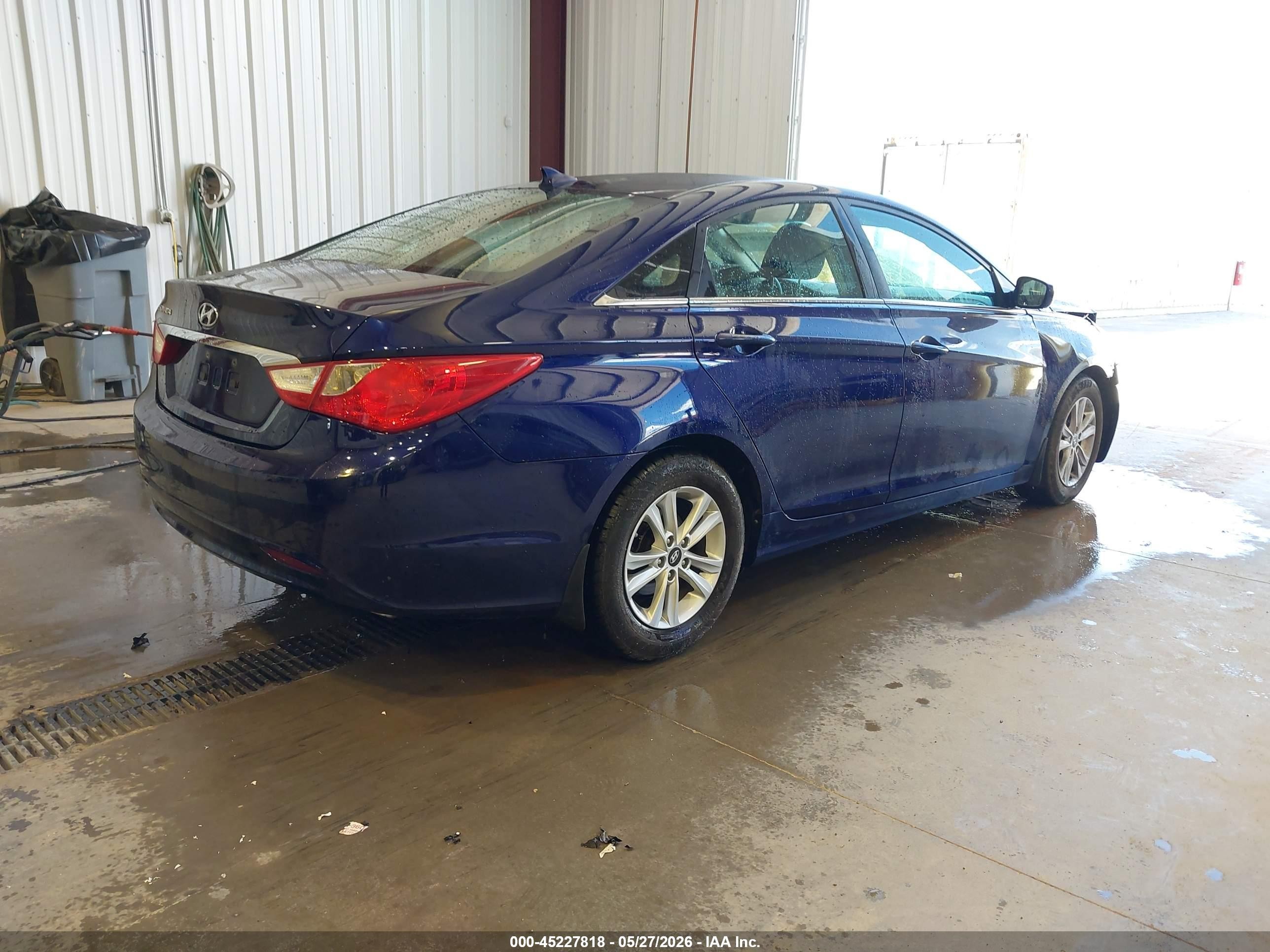 2013 Hyundai Sonata Gls Gray vin: 5NPEB4AC2DH674451