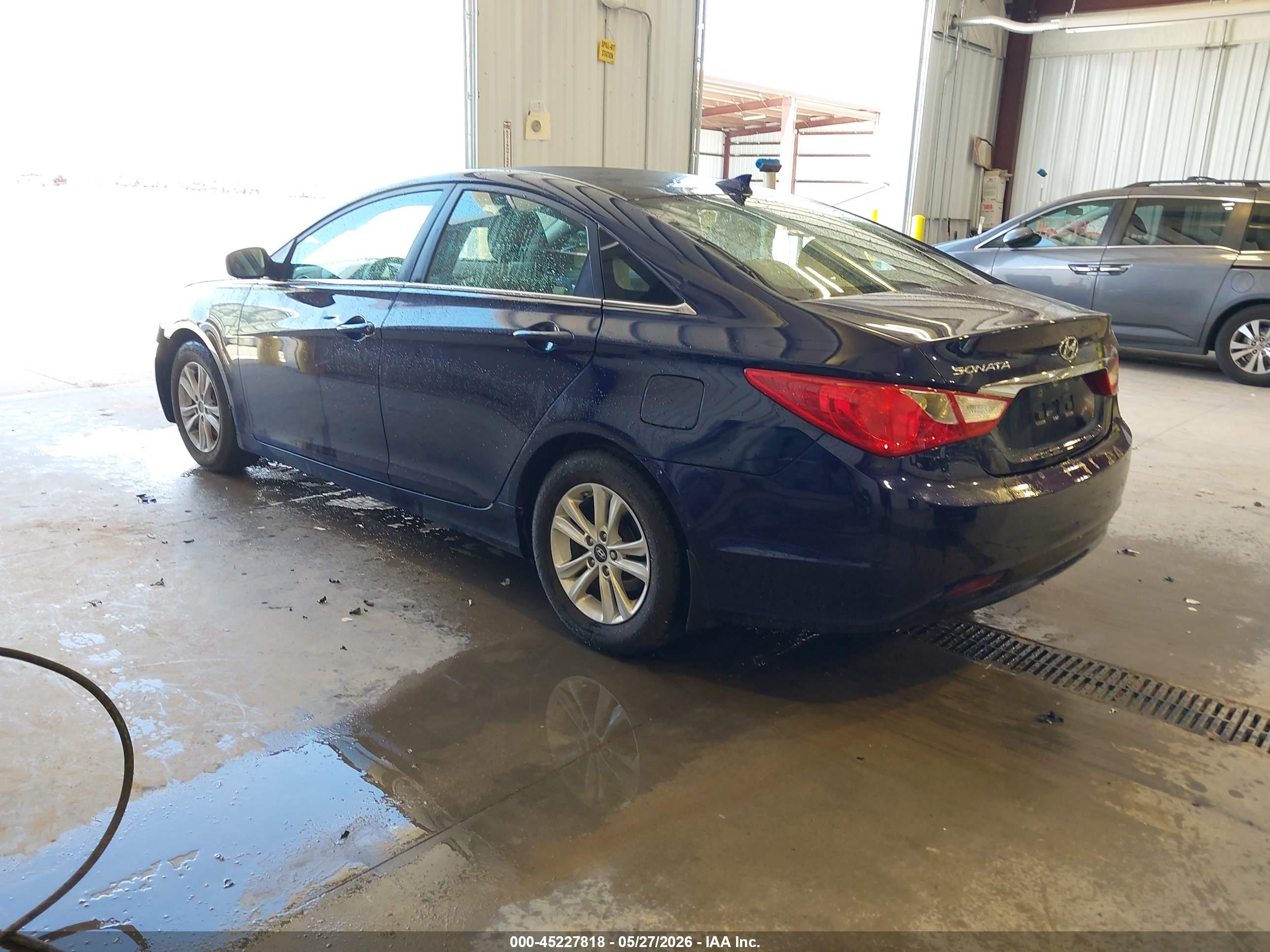 2013 Hyundai Sonata Gls Gray vin: 5NPEB4AC2DH674451