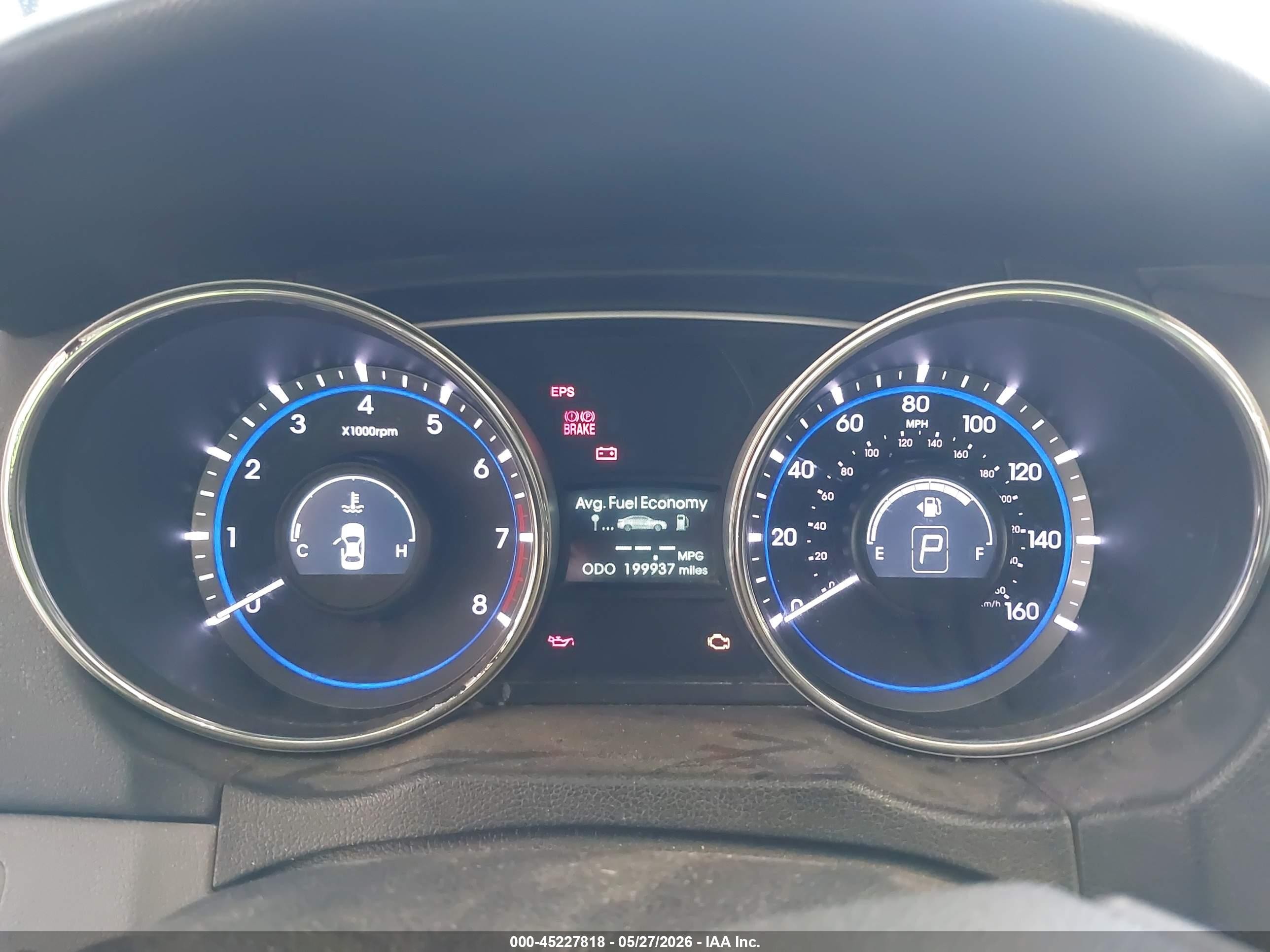 2013 Hyundai Sonata Gls Gray vin: 5NPEB4AC2DH674451