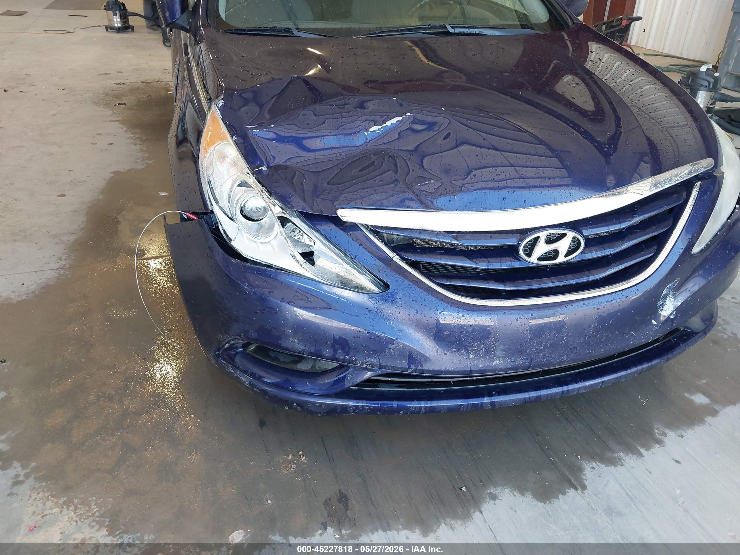 2013 Hyundai Sonata Gls Gray vin: 5NPEB4AC2DH674451