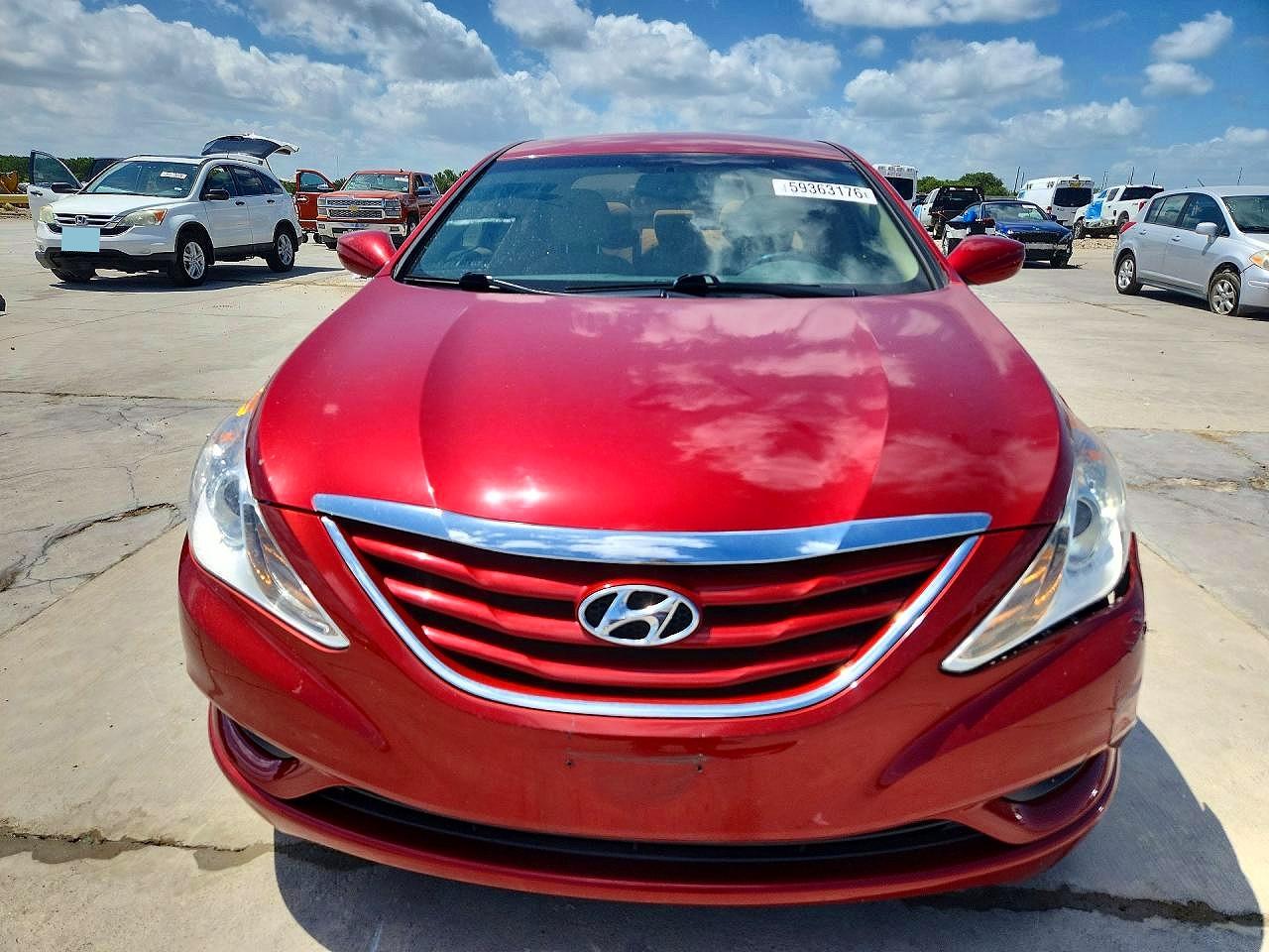2013 Hyundai Sonata Gls Red vin: 5NPEB4AC2DH682470