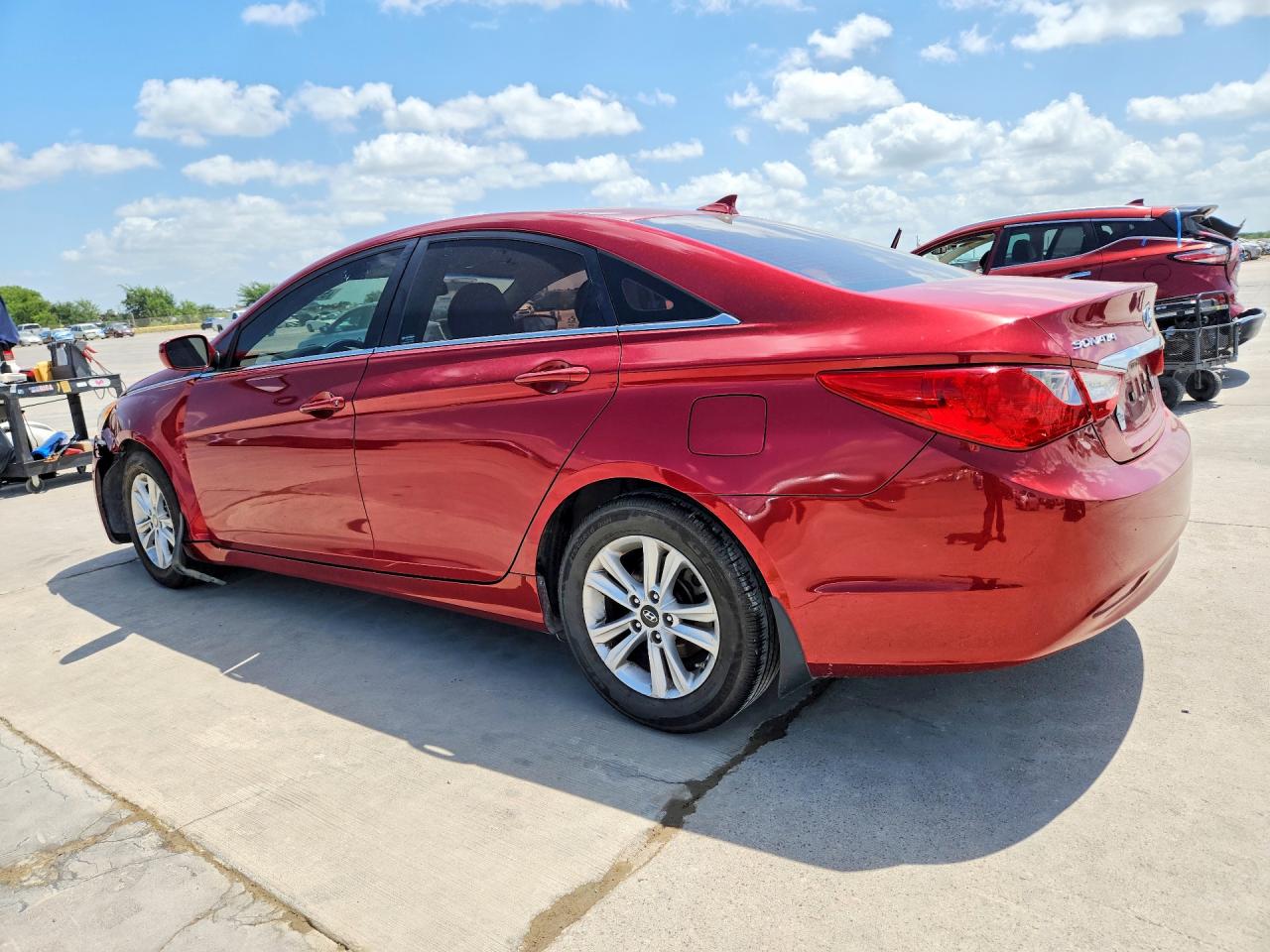2013 Hyundai Sonata Gls Red vin: 5NPEB4AC2DH682470