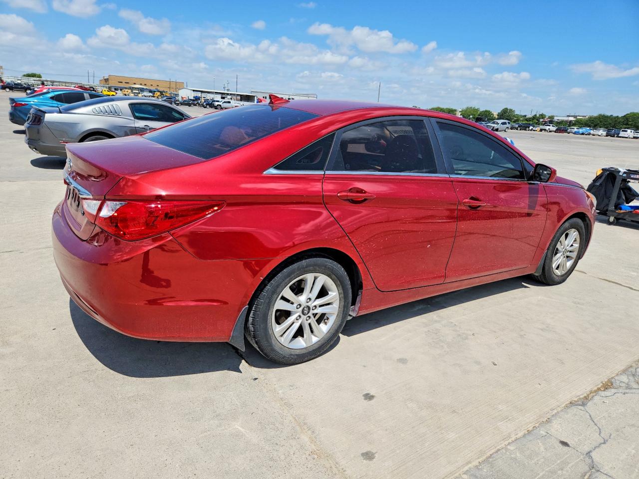 2013 Hyundai Sonata Gls Red vin: 5NPEB4AC2DH682470