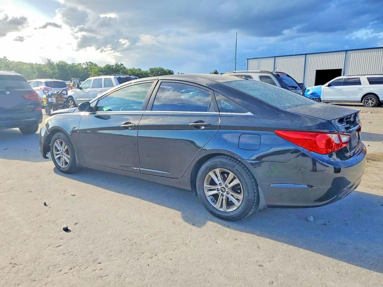 2013 Hyundai Sonata Gls Black vin: 5NPEB4AC2DH684882