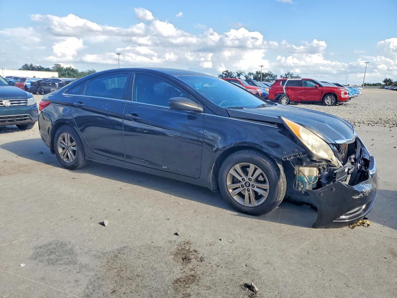 2013 Hyundai Sonata Gls Black vin: 5NPEB4AC2DH684882