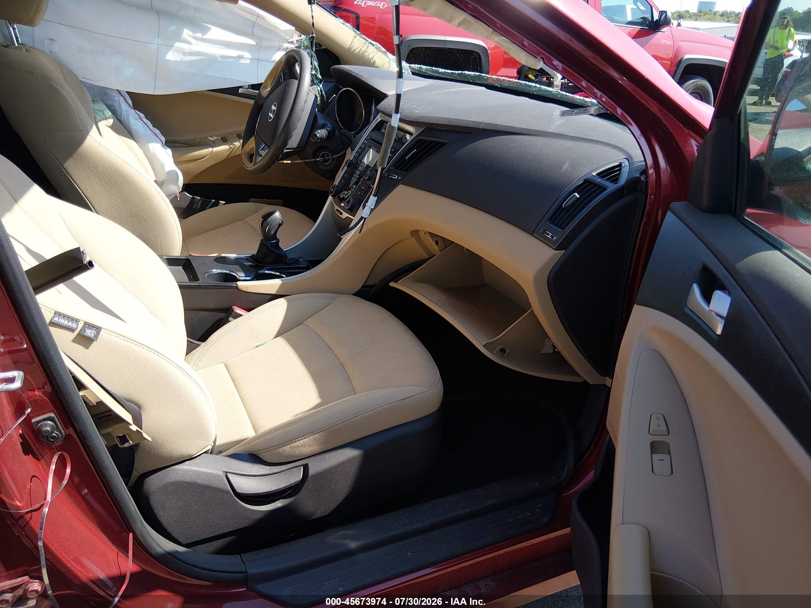 2013 Hyundai Sonata Gls Red vin: 5NPEB4AC2DH685482