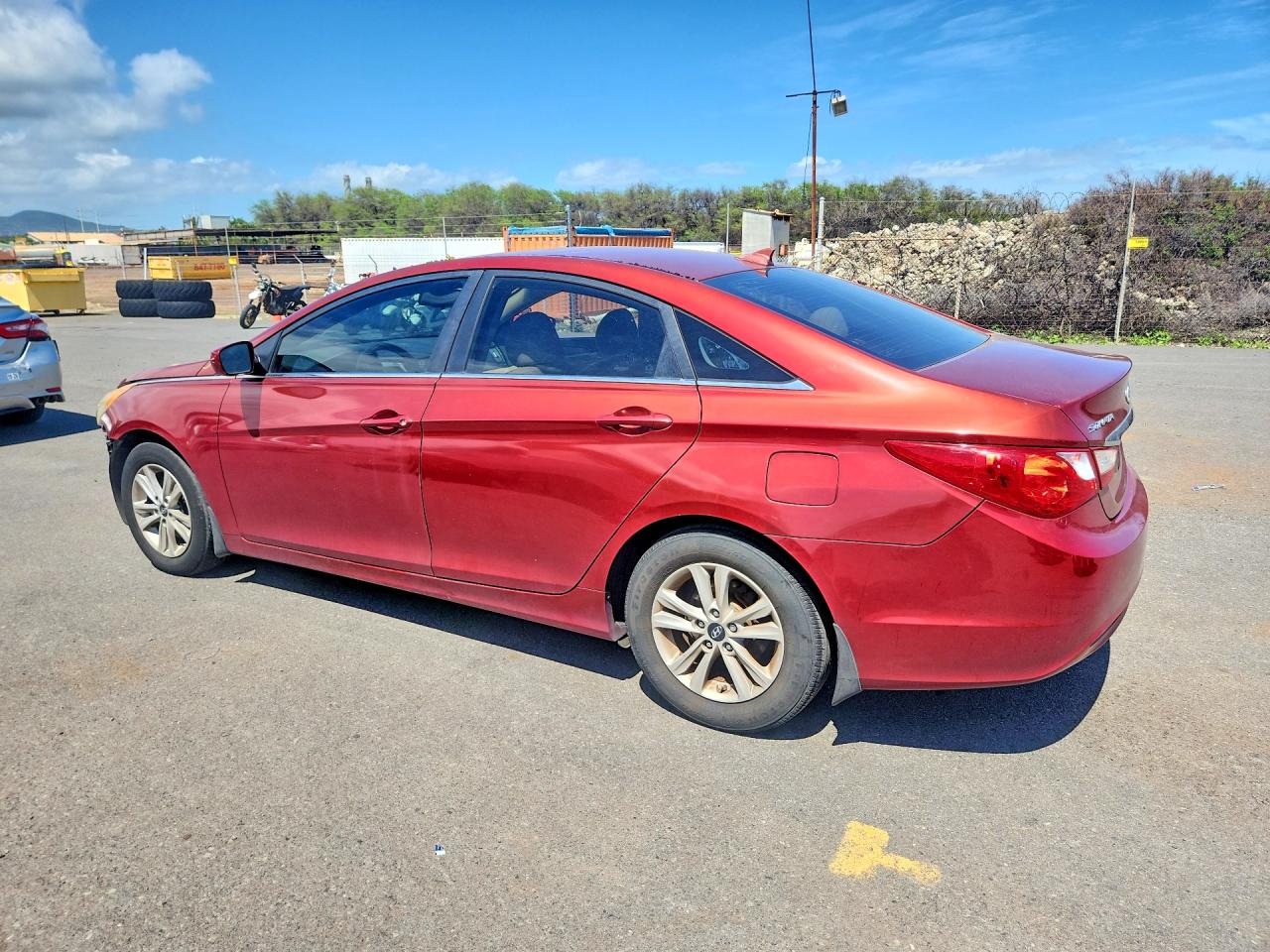 2013 Hyundai Sonata Gls Red vin: 5NPEB4AC2DH695235