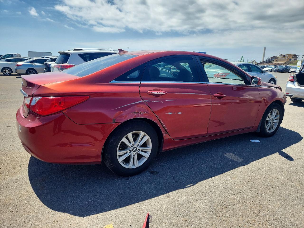 2013 Hyundai Sonata Gls Red vin: 5NPEB4AC2DH695235