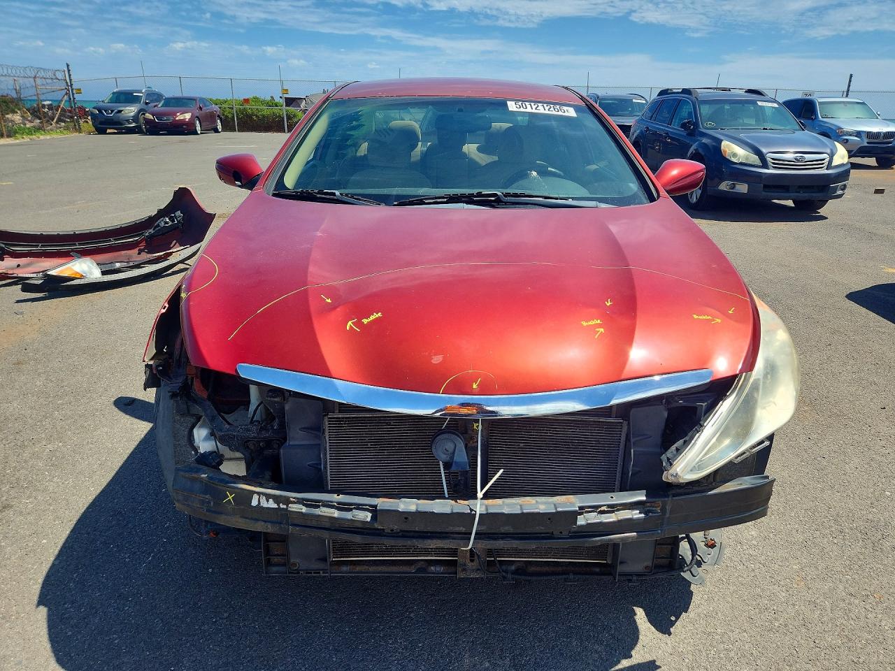 2013 Hyundai Sonata Gls Red vin: 5NPEB4AC2DH695235