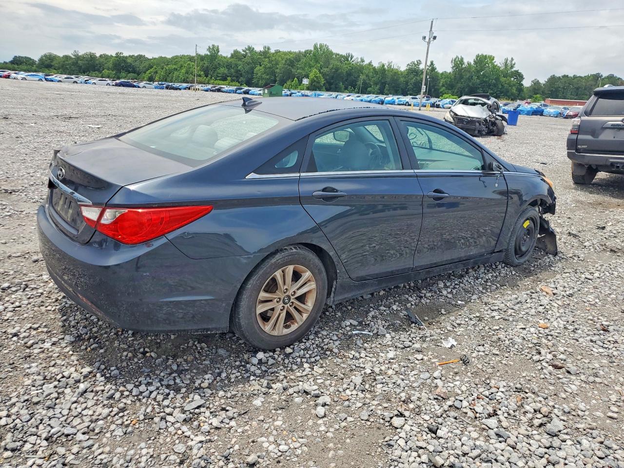 2013 Hyundai Sonata Gls Blue vin: 5NPEB4AC2DH702118