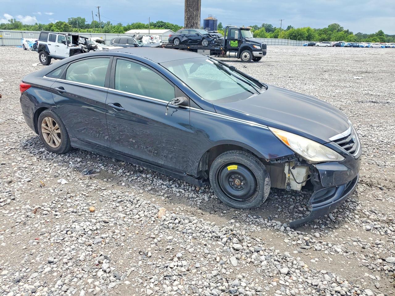 2013 Hyundai Sonata Gls Blue vin: 5NPEB4AC2DH702118