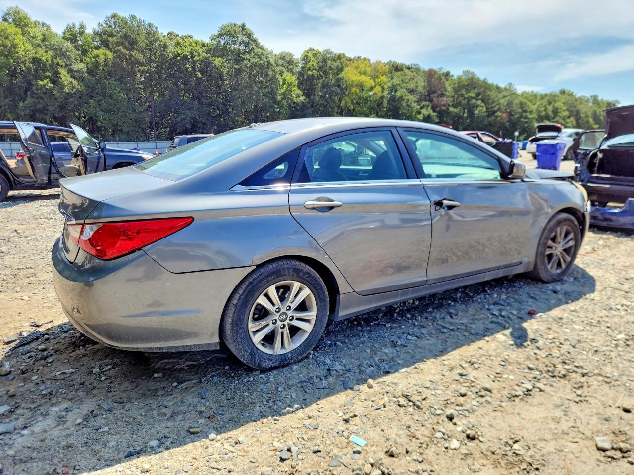 2013 Hyundai Sonata Gls Gray vin: 5NPEB4AC2DH702507