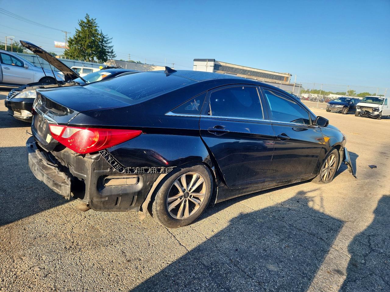 2013 Hyundai Sonata Gls Black vin: 5NPEB4AC2DH713393