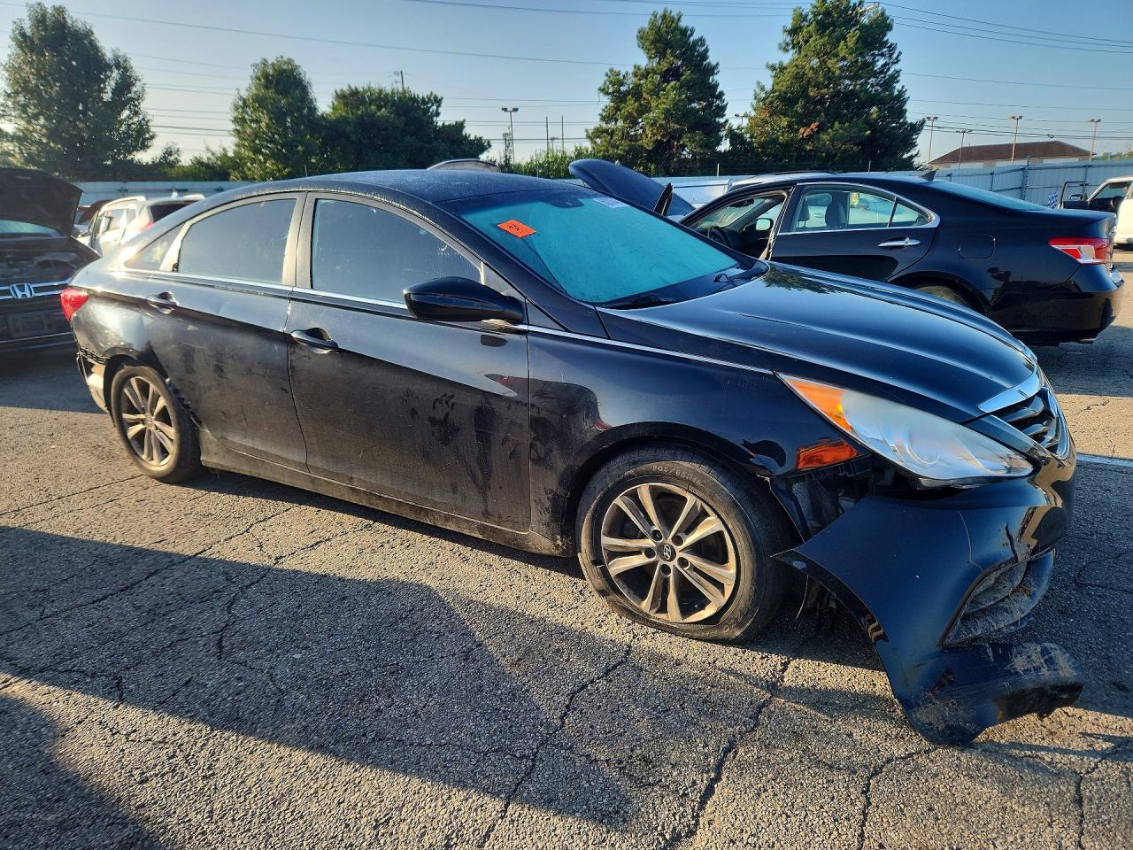 2013 Hyundai Sonata Gls Black vin: 5NPEB4AC2DH713393