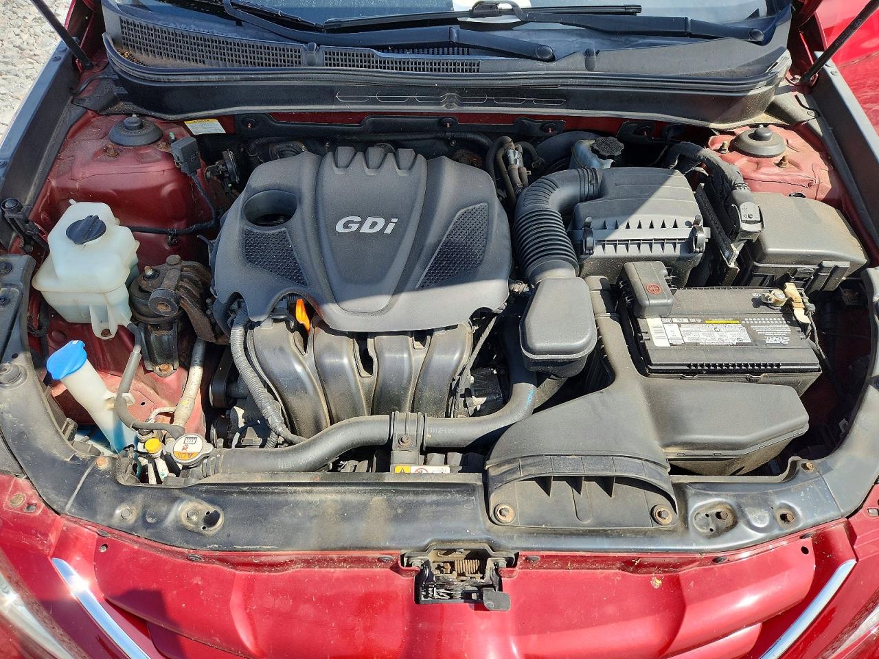 2013 Hyundai Sonata Gls Burgundy vin: 5NPEB4AC2DH714771