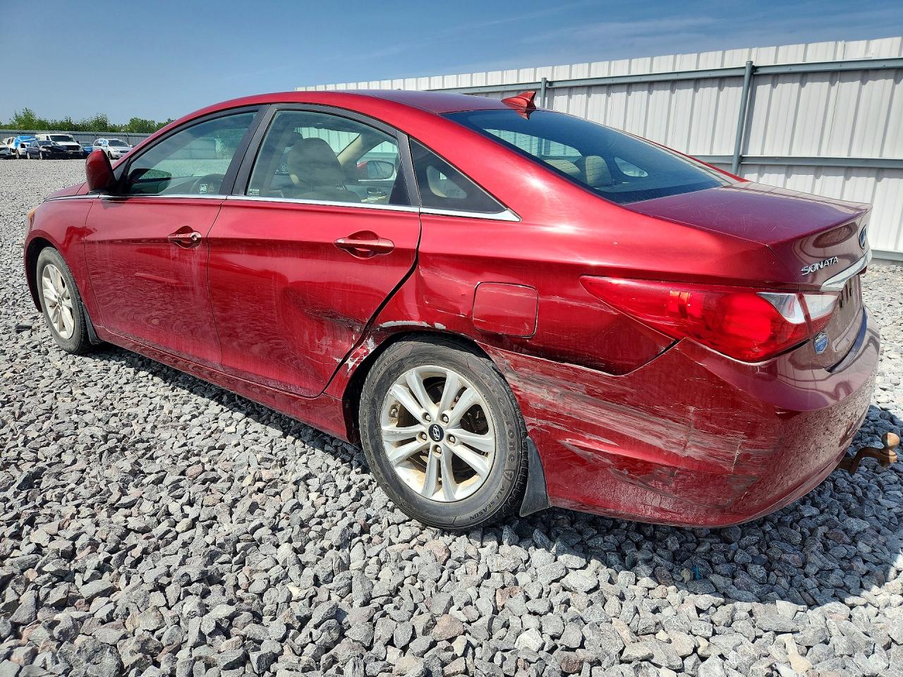 2013 Hyundai Sonata Gls Burgundy vin: 5NPEB4AC2DH714771