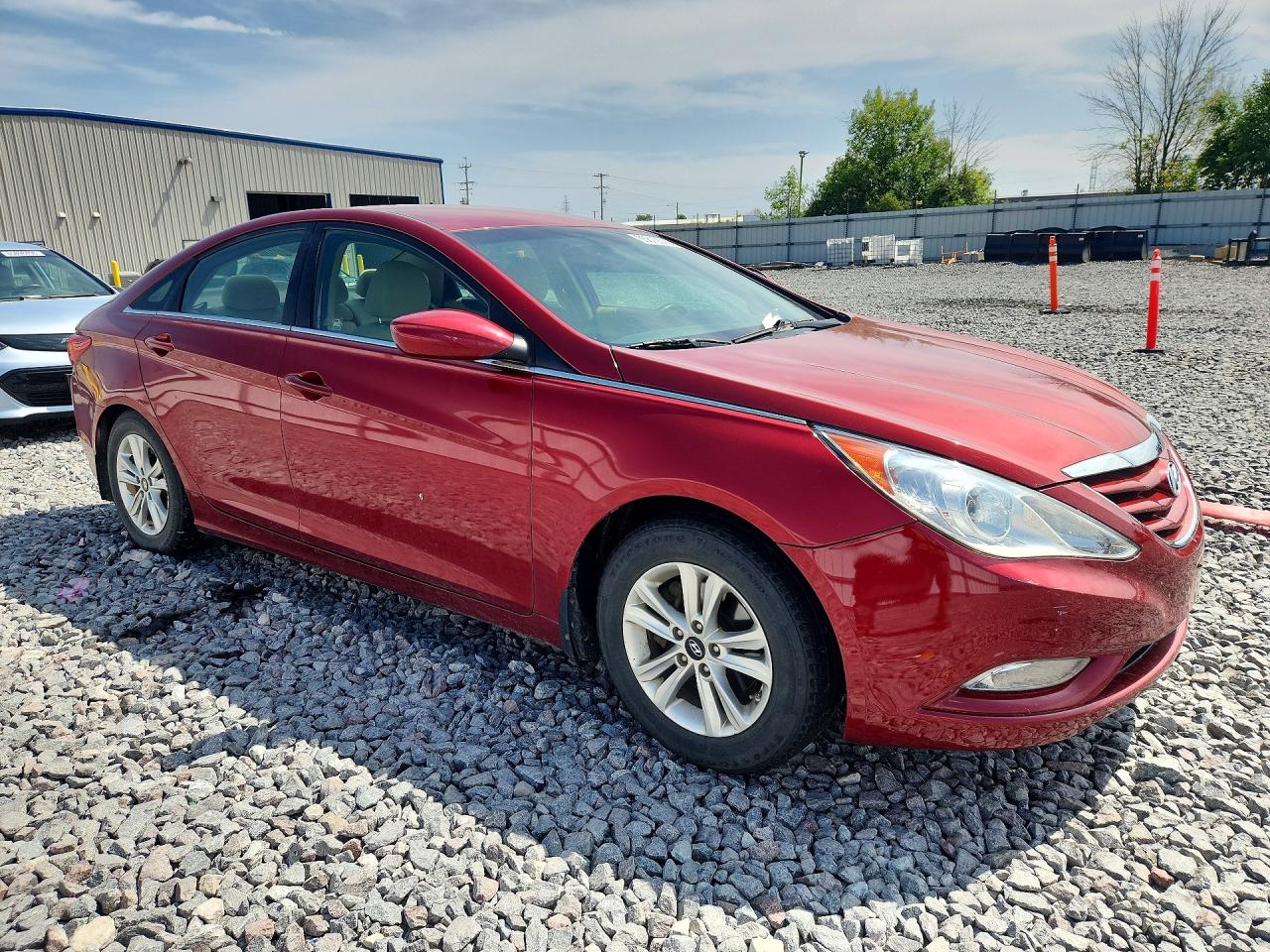 2013 Hyundai Sonata Gls Burgundy vin: 5NPEB4AC2DH714771