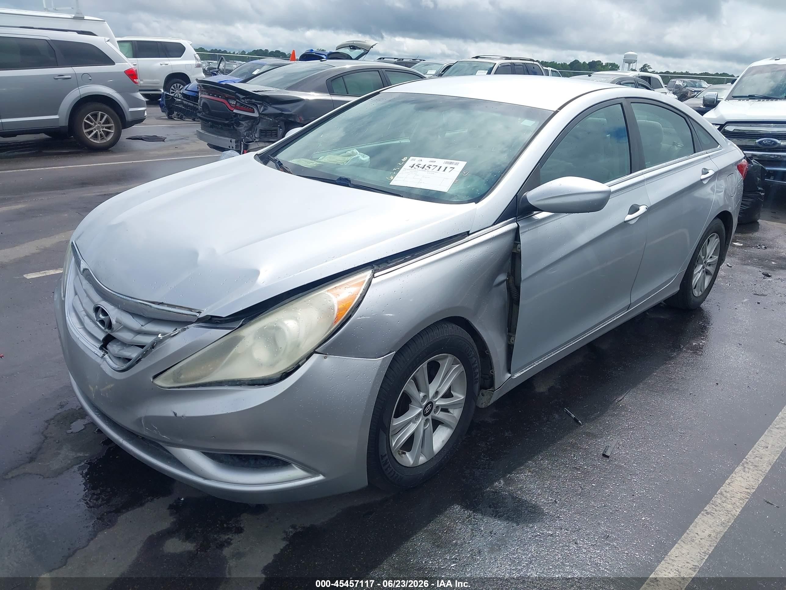 2013 Hyundai Sonata Gls Silver vin: 5NPEB4AC2DH714818