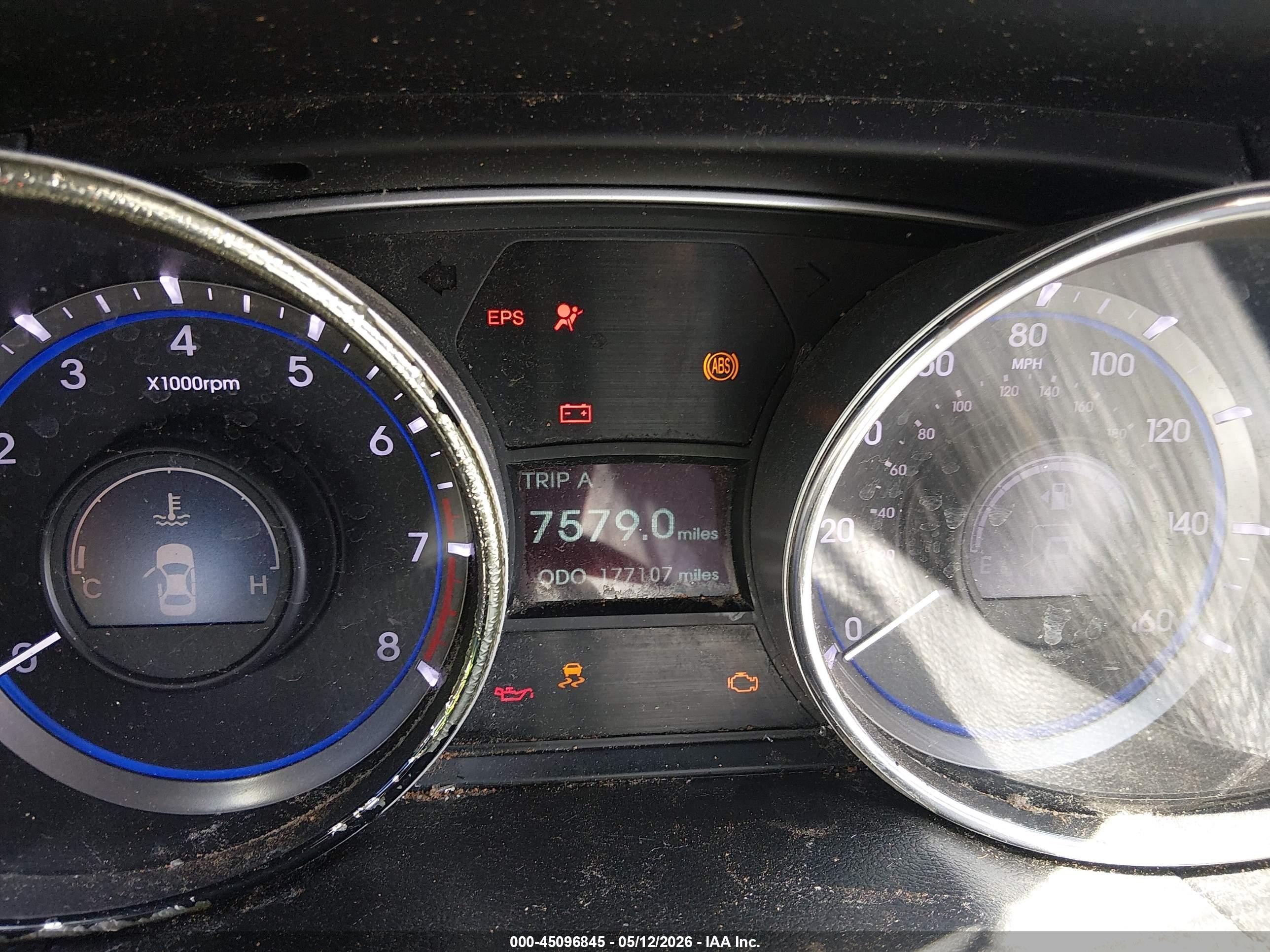 2013 Hyundai Sonata Gls Dark Blue vin: 5NPEB4AC2DH720070