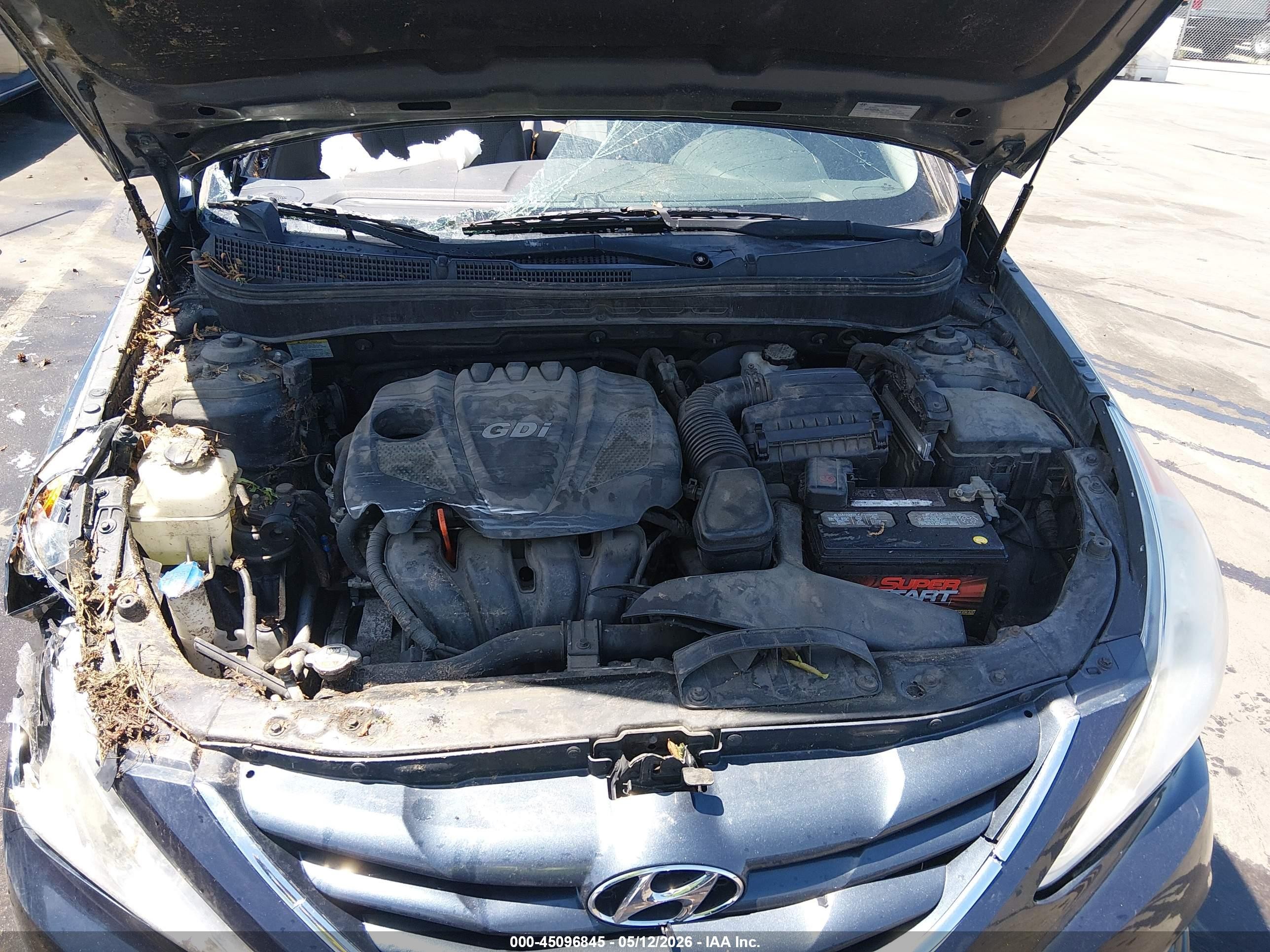 2013 Hyundai Sonata Gls Dark Blue vin: 5NPEB4AC2DH720070