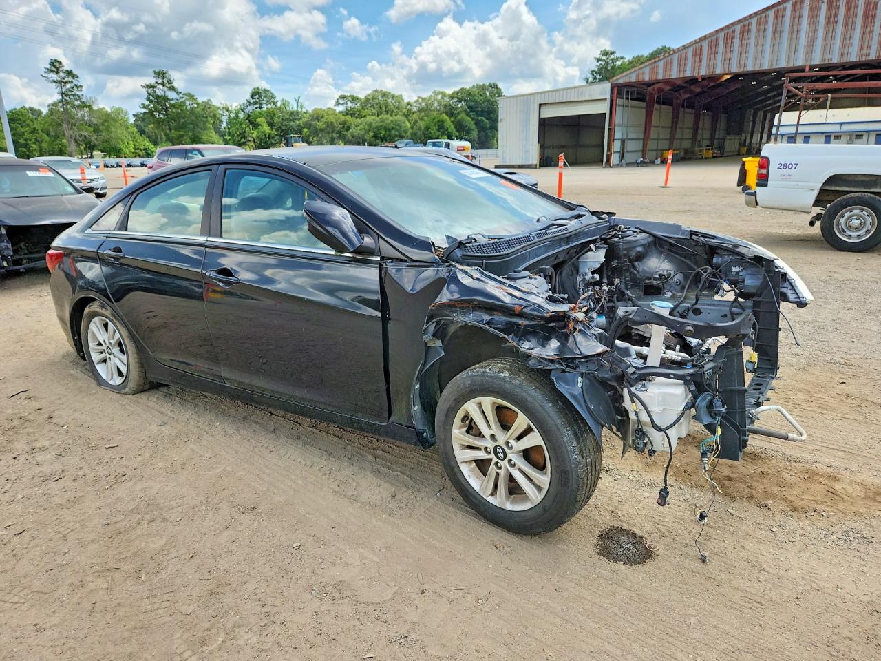 2013 Hyundai Sonata Gls Black vin: 5NPEB4AC2DH738150