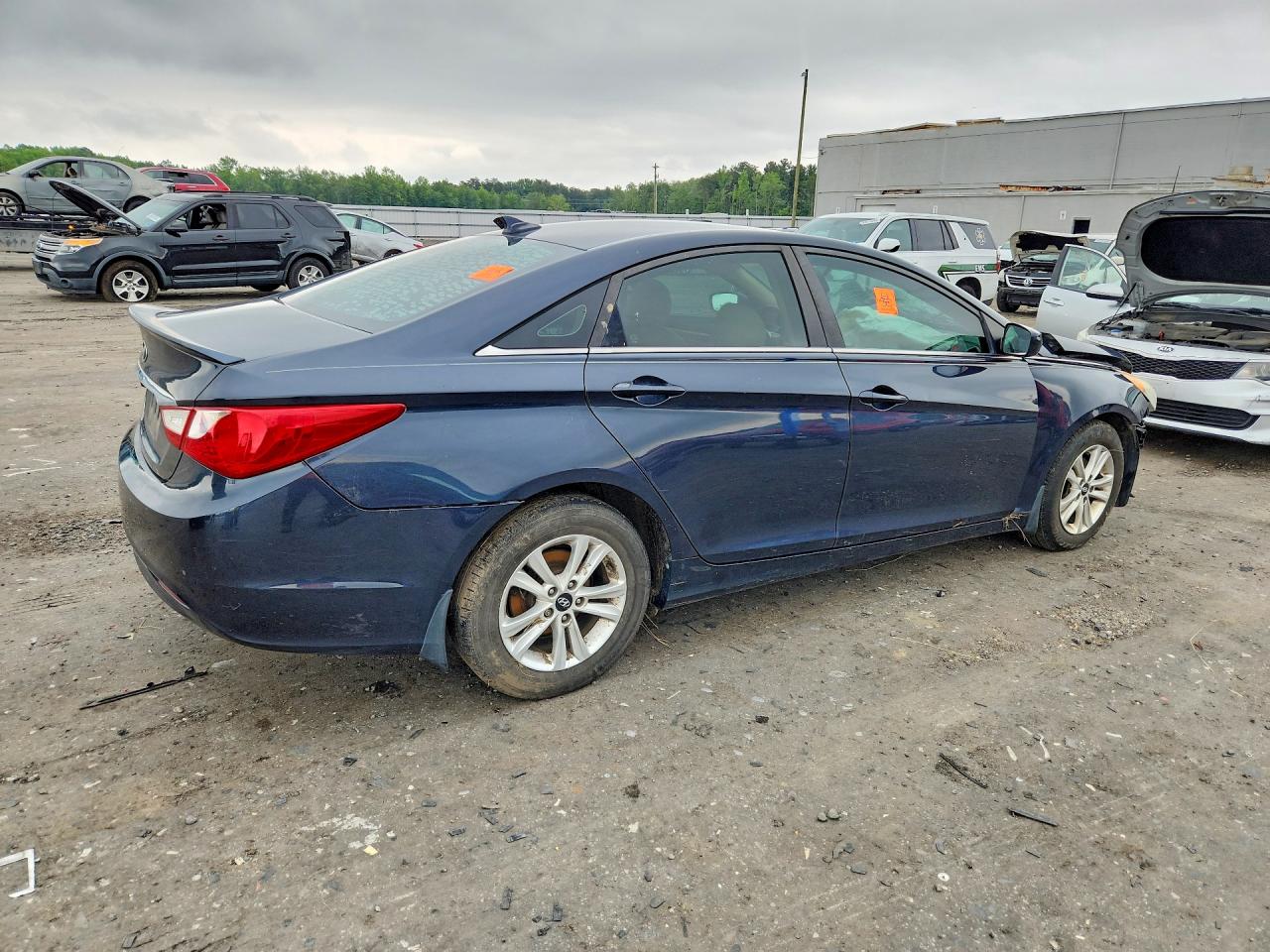 2013 Hyundai Sonata Gls Blue vin: 5NPEB4AC2DH739816