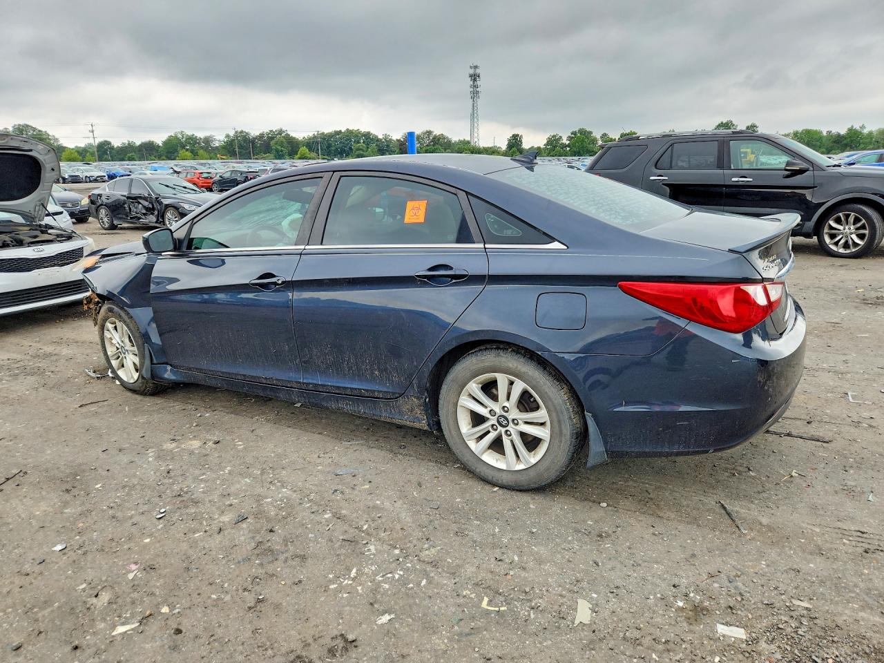 2013 Hyundai Sonata Gls Blue vin: 5NPEB4AC2DH739816
