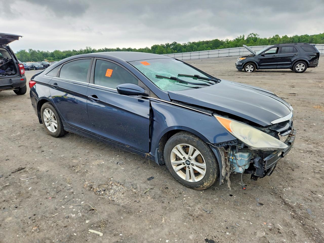2013 Hyundai Sonata Gls Blue vin: 5NPEB4AC2DH739816