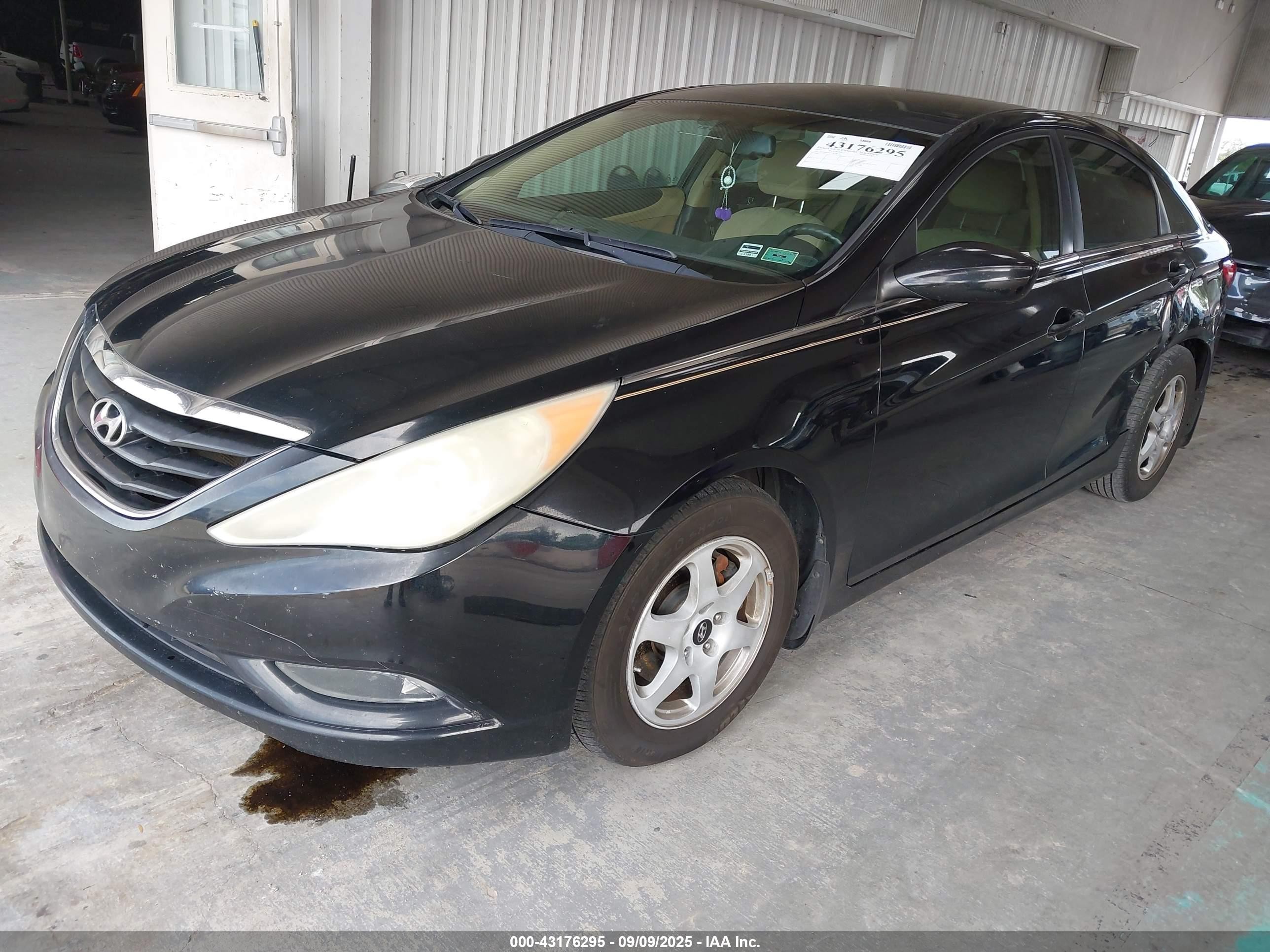 2013 Hyundai Sonata Gls Black vin: 5NPEB4AC2DH743185