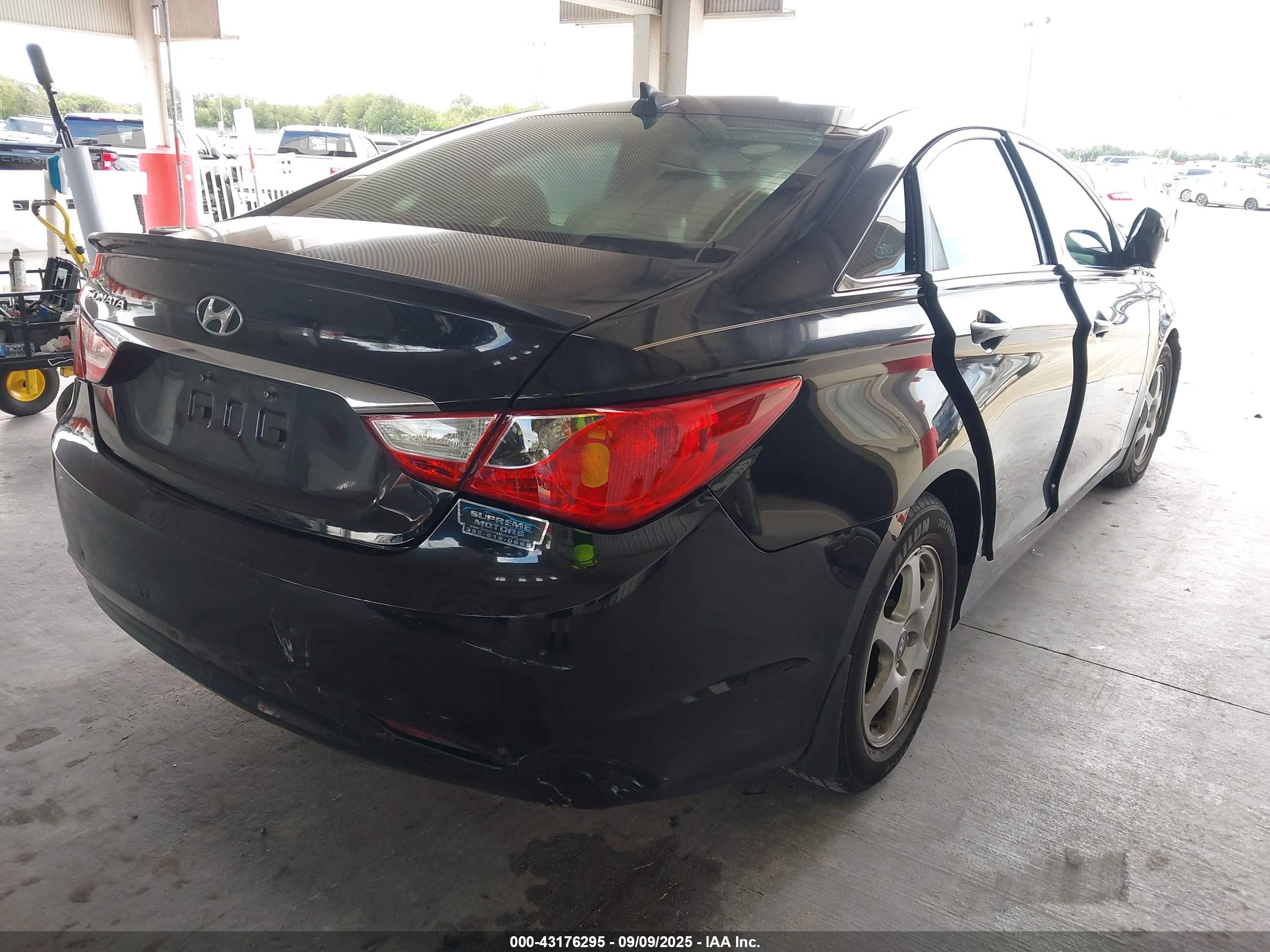 2013 Hyundai Sonata Gls Black vin: 5NPEB4AC2DH743185