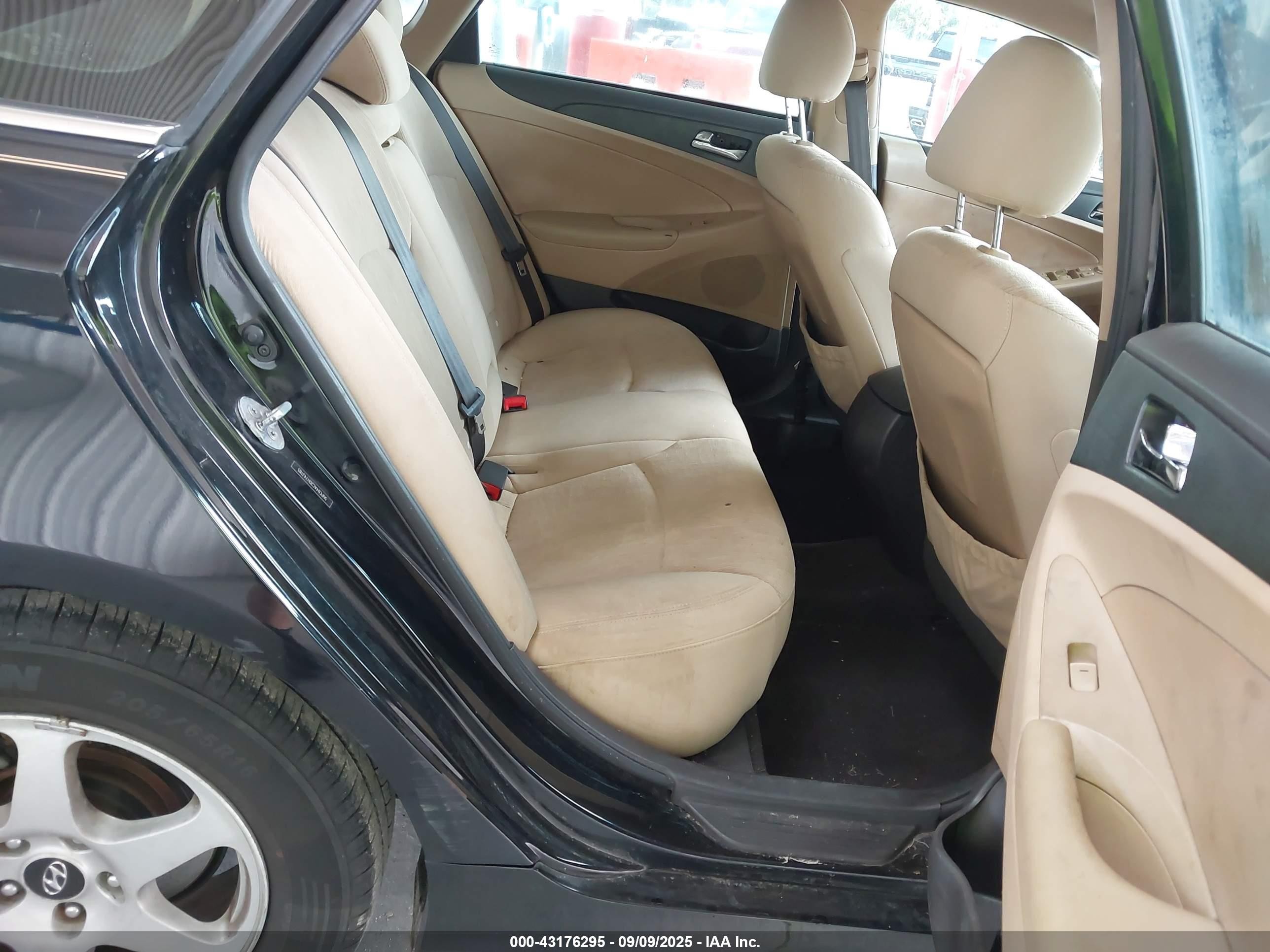 2013 Hyundai Sonata Gls Black vin: 5NPEB4AC2DH743185