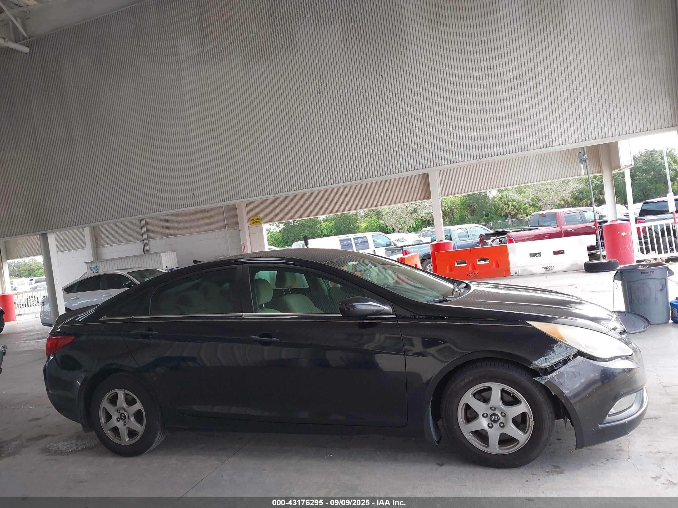 2013 Hyundai Sonata Gls Black vin: 5NPEB4AC2DH743185