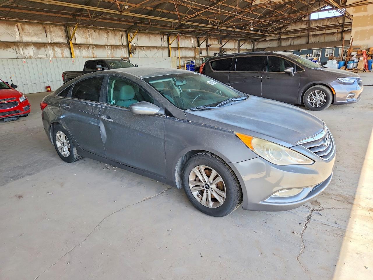 2013 Hyundai Sonata Gls Gray vin: 5NPEB4AC2DH754087