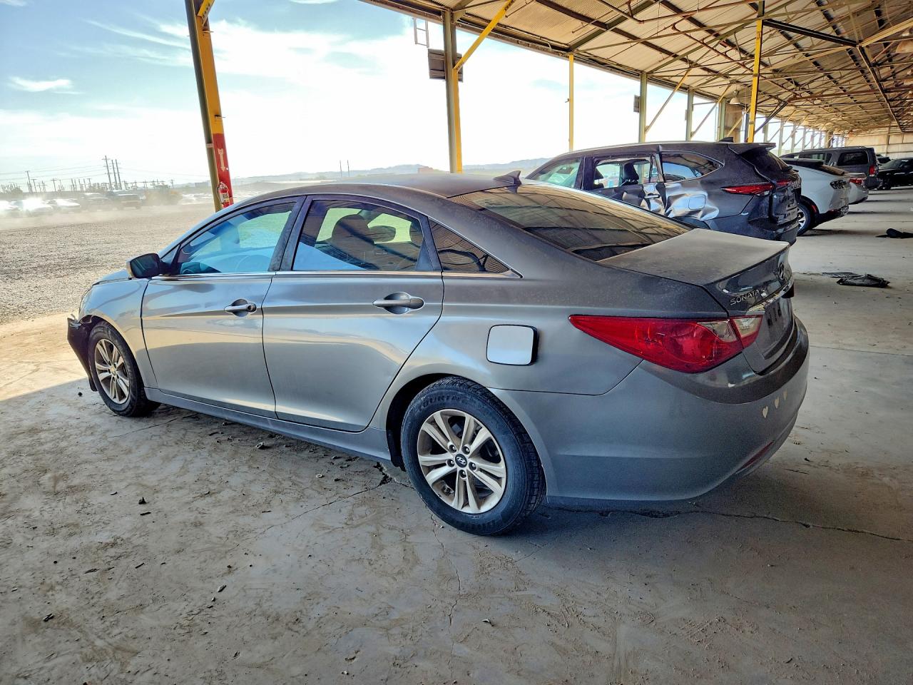 2013 Hyundai Sonata Gls Gray vin: 5NPEB4AC2DH754087