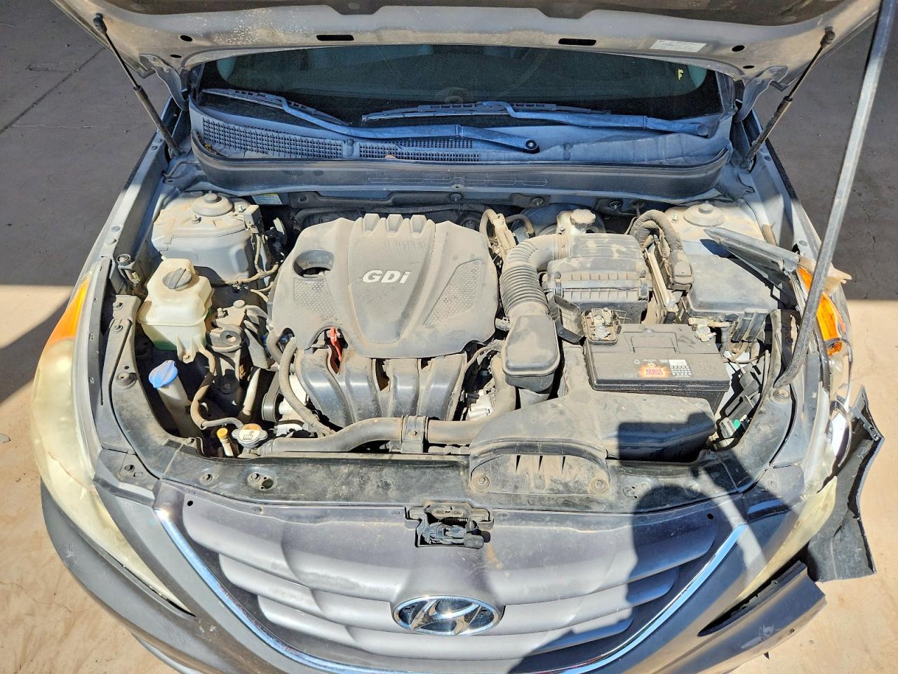 2013 Hyundai Sonata Gls Gray vin: 5NPEB4AC2DH754087