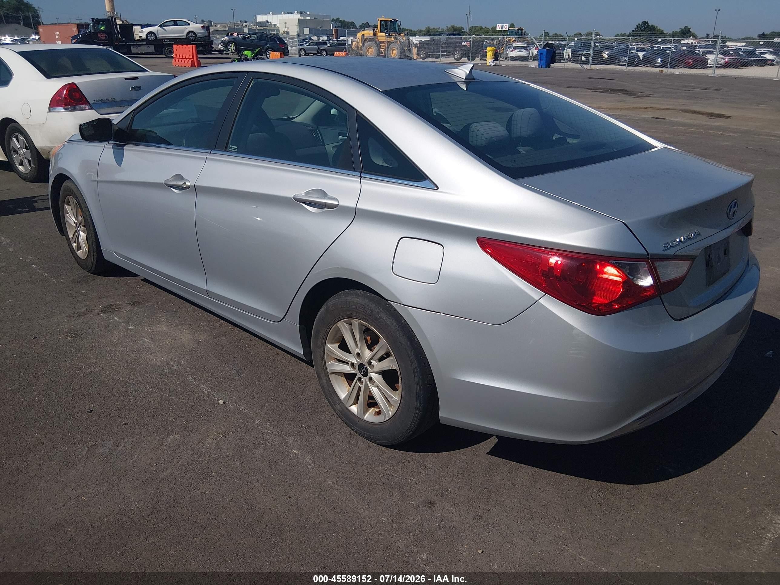 2013 Hyundai Sonata Gls Silver vin: 5NPEB4AC2DH758785