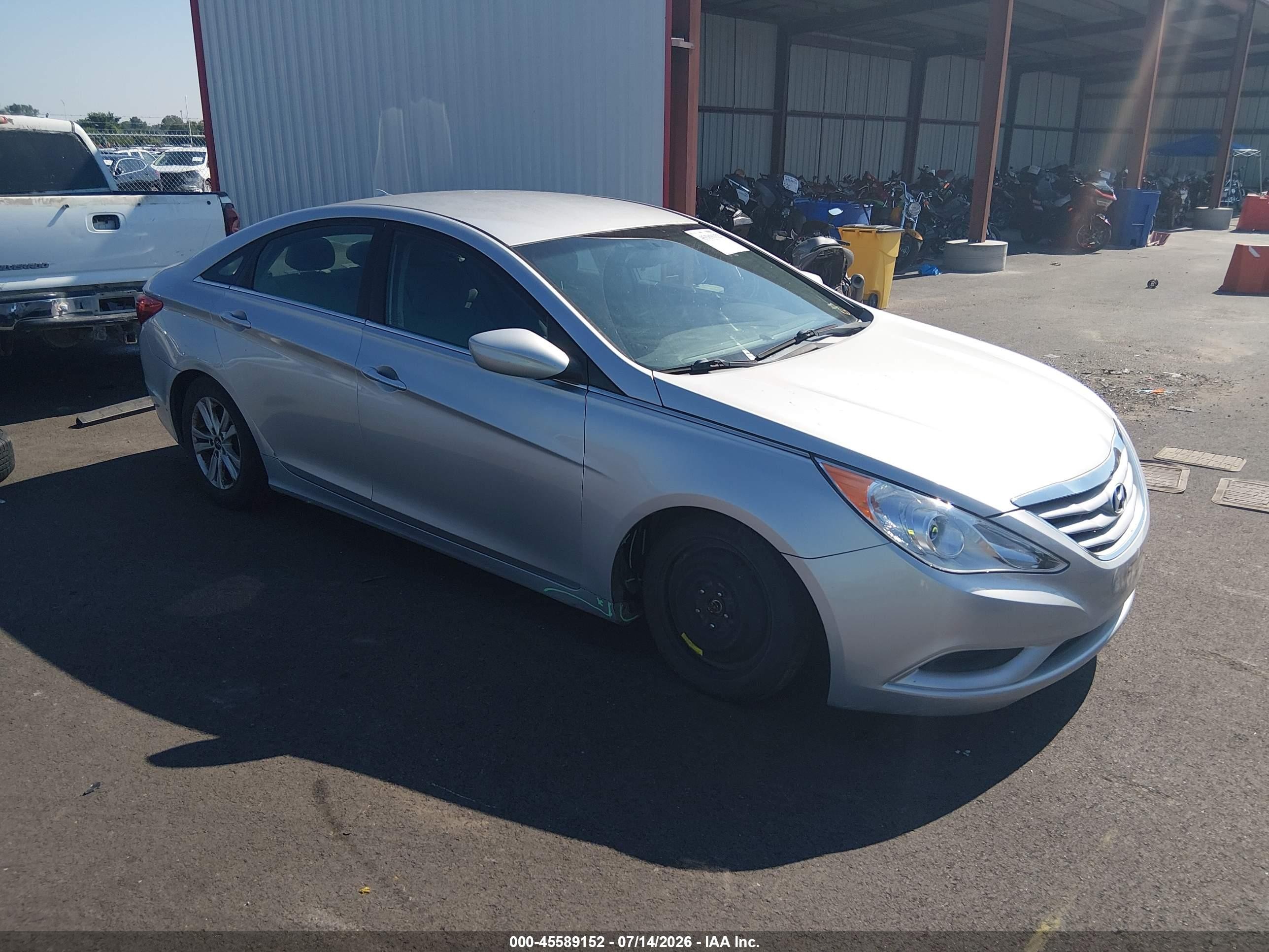2013 Hyundai Sonata Gls Silver vin: 5NPEB4AC2DH758785