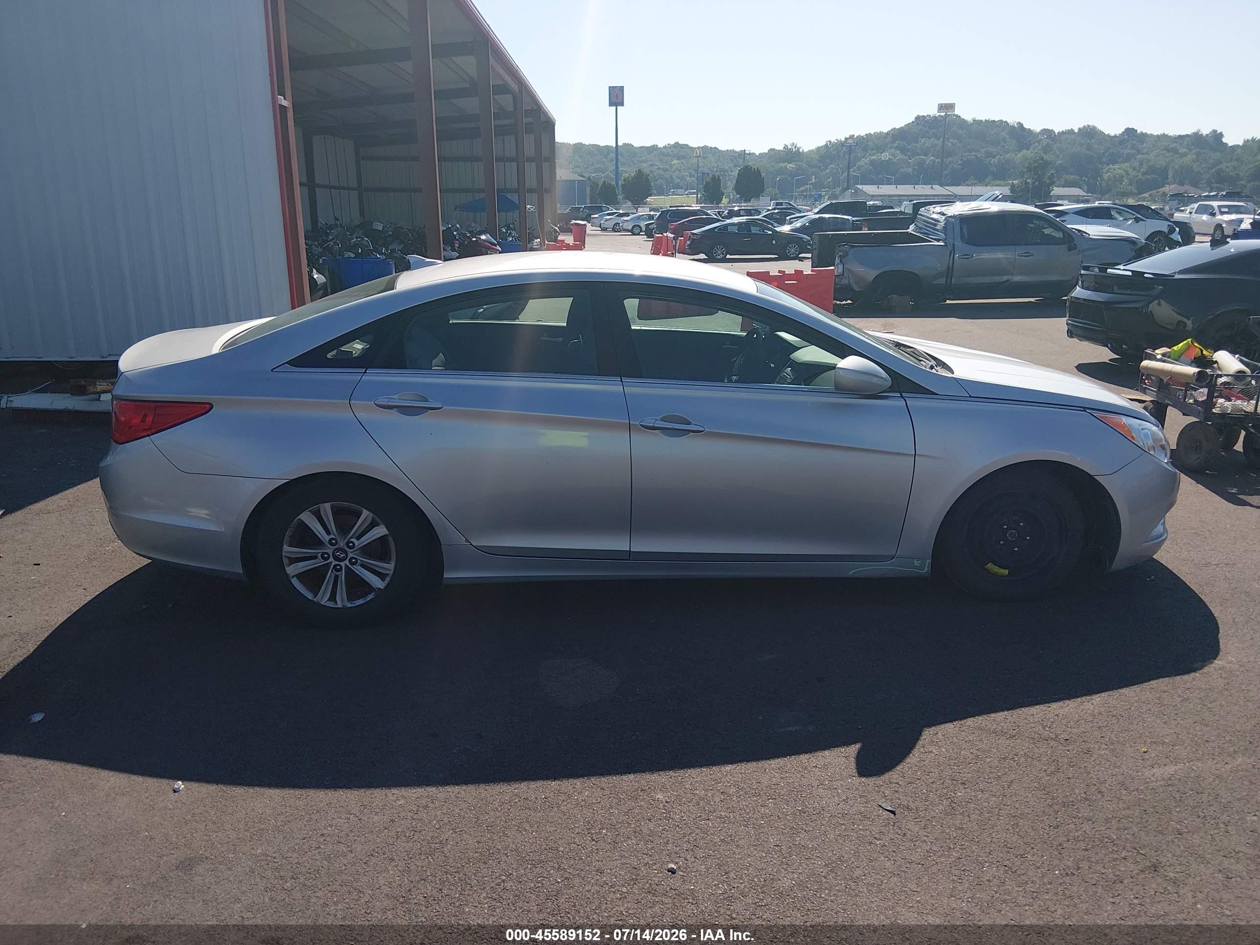 2013 Hyundai Sonata Gls Silver vin: 5NPEB4AC2DH758785