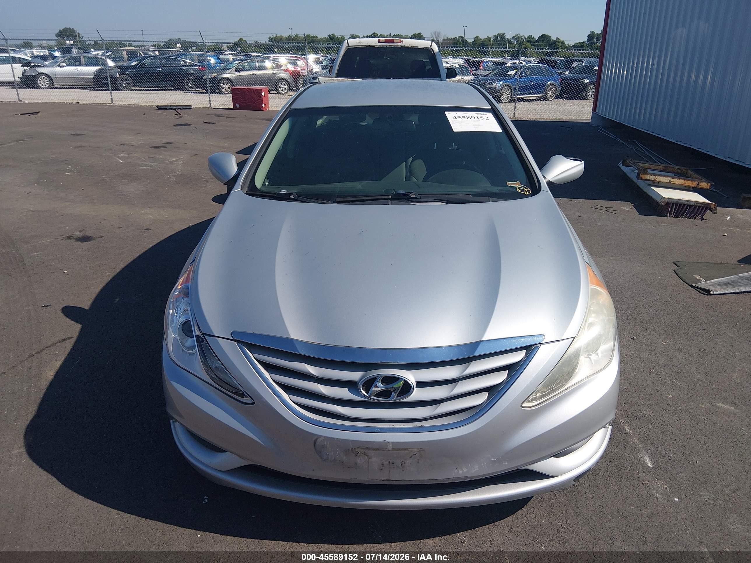 2013 Hyundai Sonata Gls Silver vin: 5NPEB4AC2DH758785