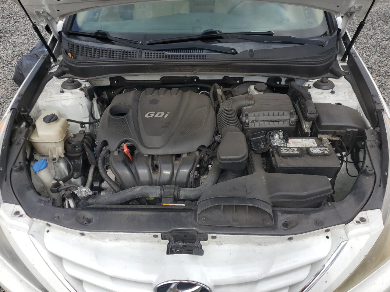 2013 Hyundai Sonata Gls White vin: 5NPEB4AC2DH779068
