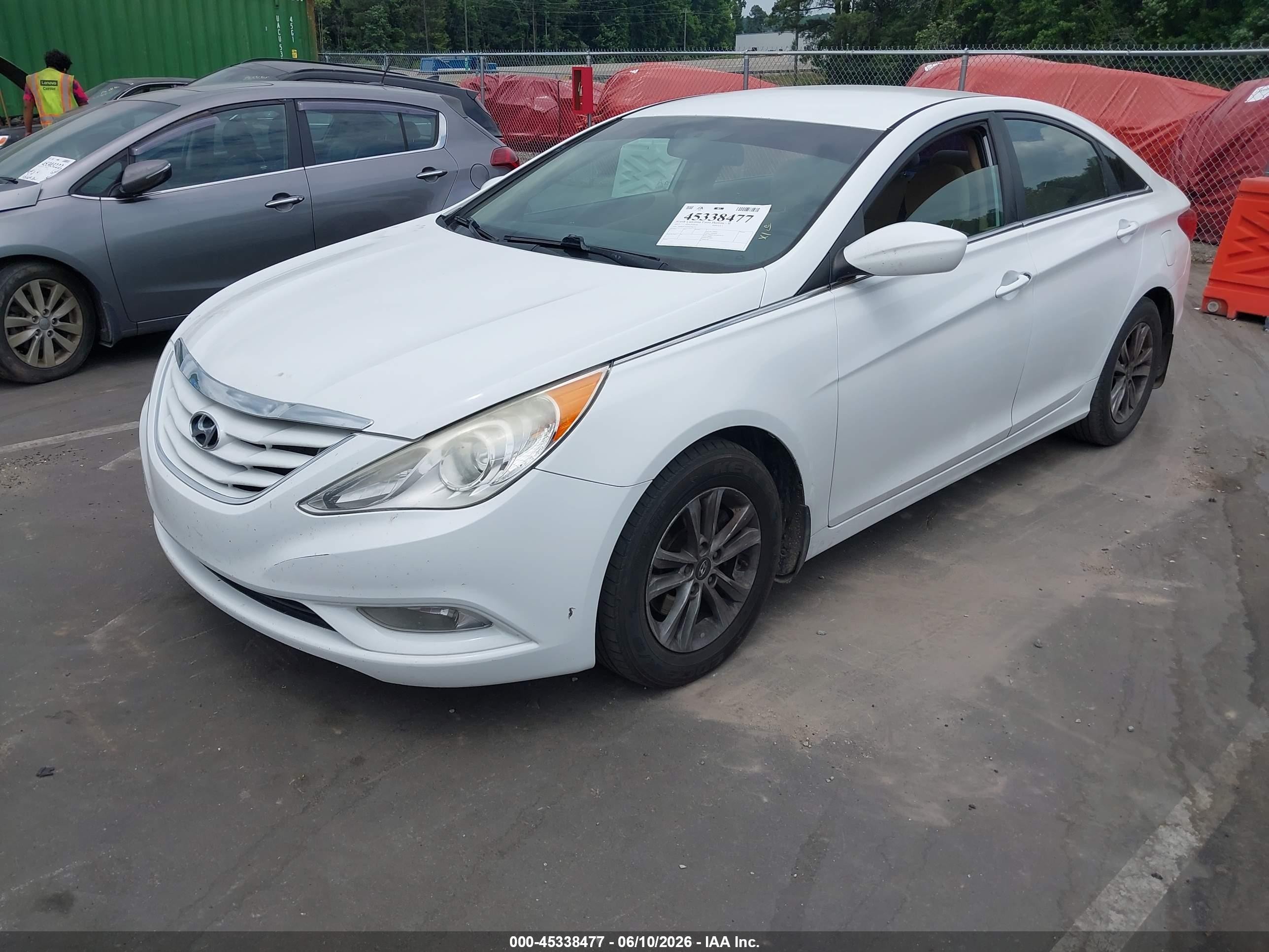 2013 Hyundai Sonata Gls Белый vin: 5NPEB4AC2DH784531