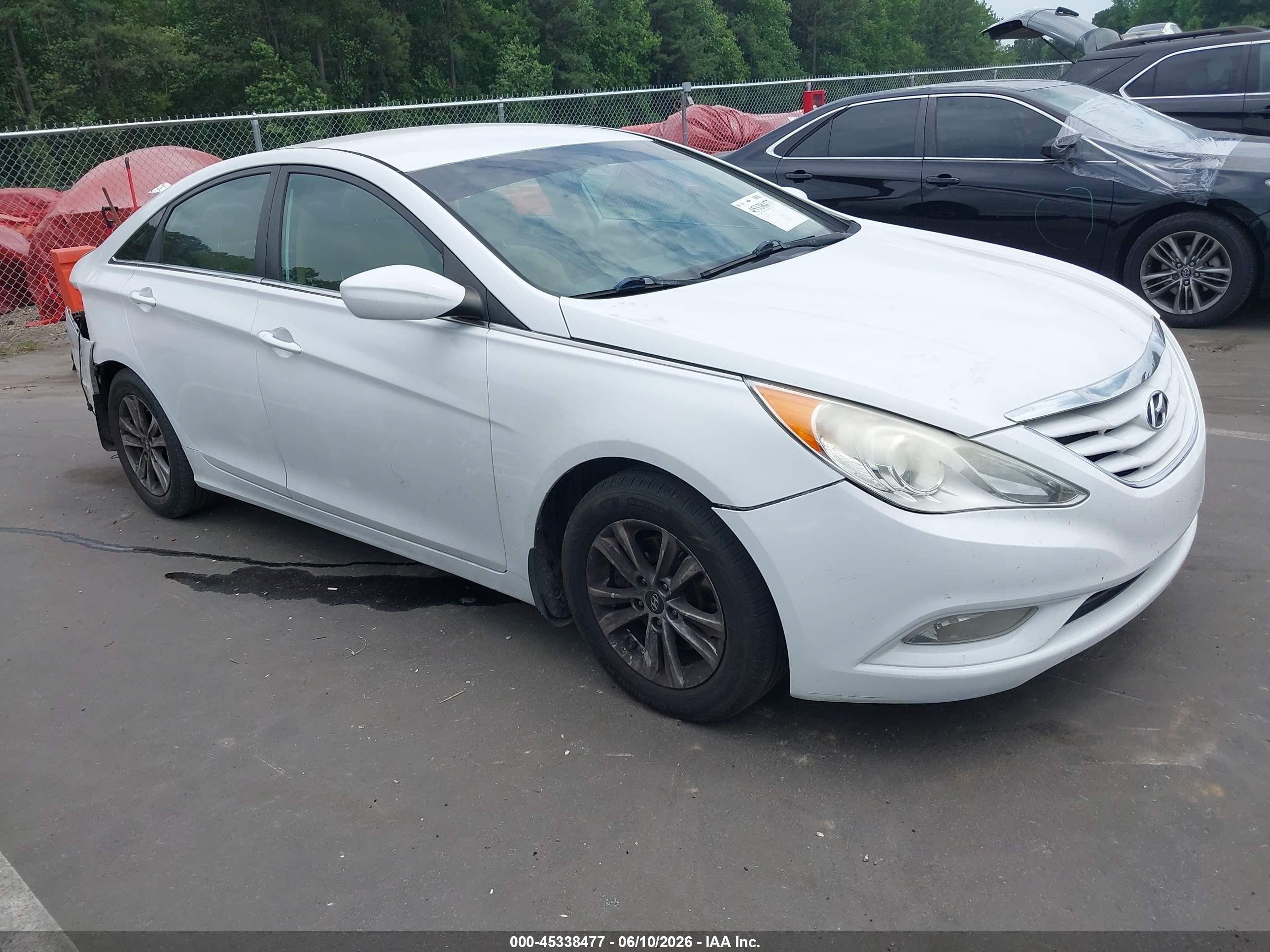 2013 Hyundai Sonata Gls Белый vin: 5NPEB4AC2DH784531