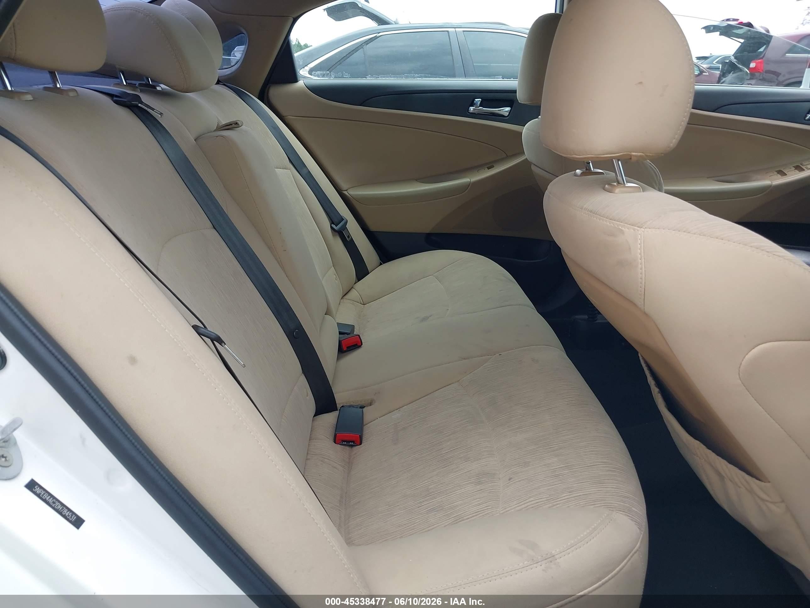 2013 Hyundai Sonata Gls Белый vin: 5NPEB4AC2DH784531