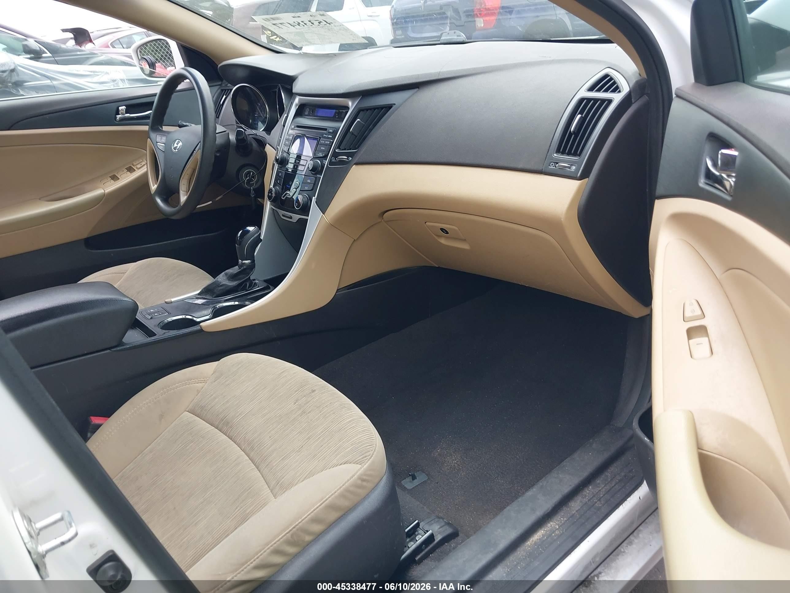 2013 Hyundai Sonata Gls Белый vin: 5NPEB4AC2DH784531