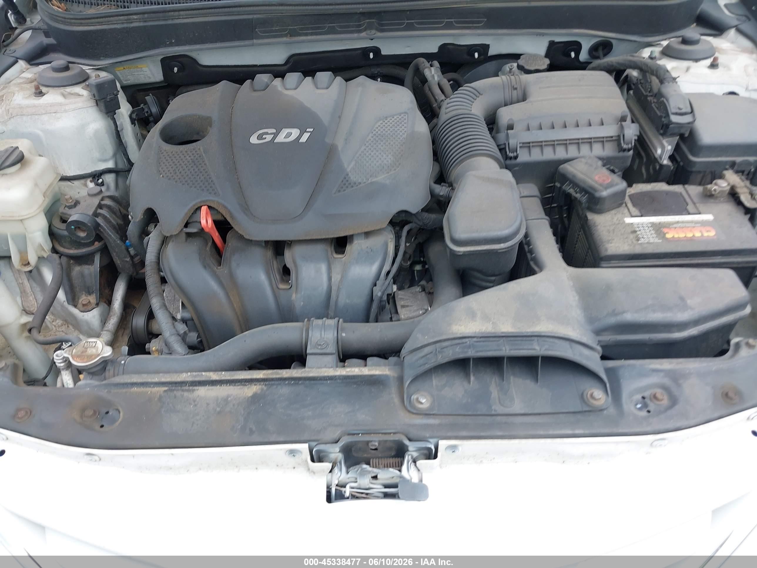 2013 Hyundai Sonata Gls Белый vin: 5NPEB4AC2DH784531