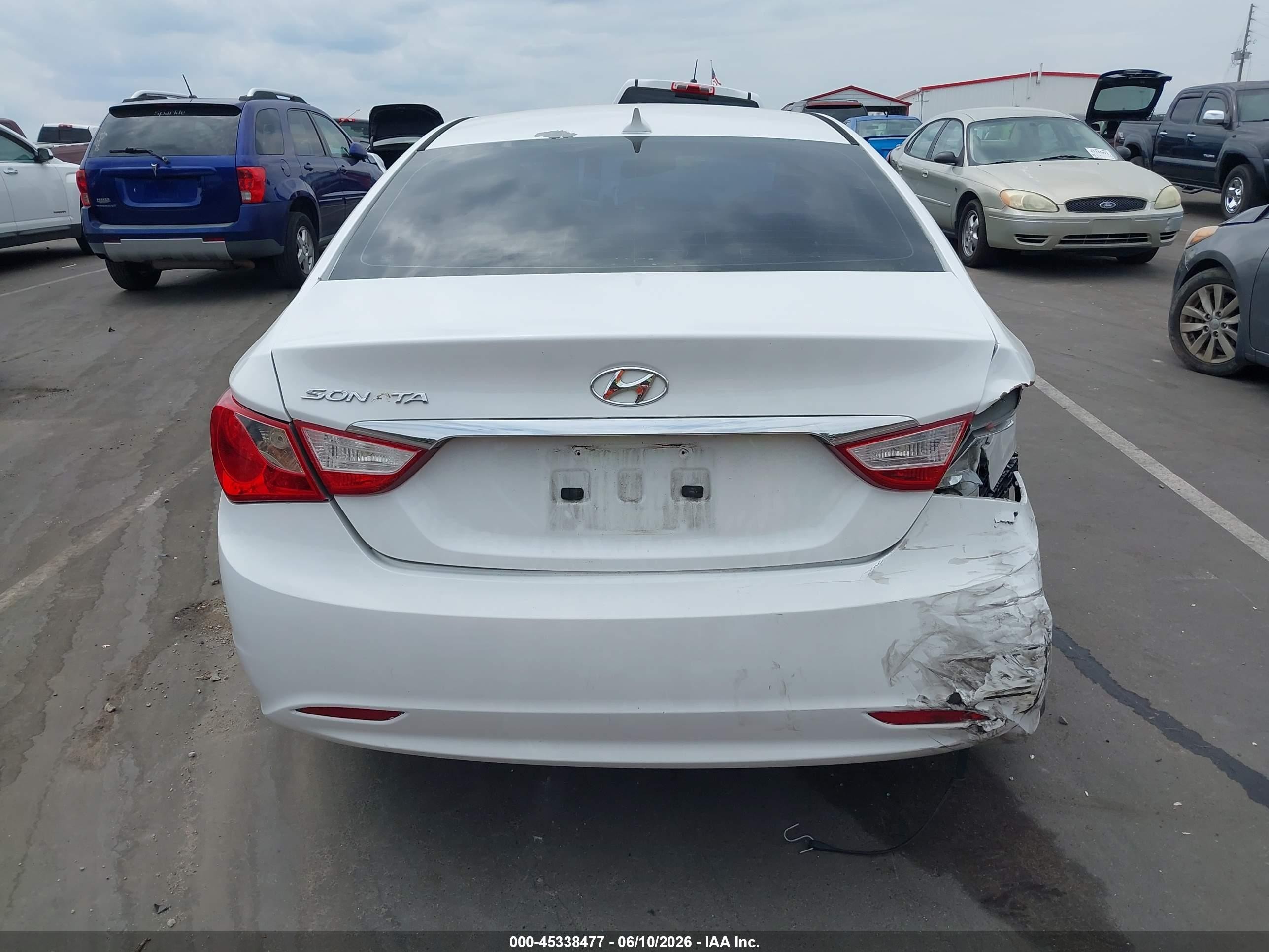 2013 Hyundai Sonata Gls Белый vin: 5NPEB4AC2DH784531