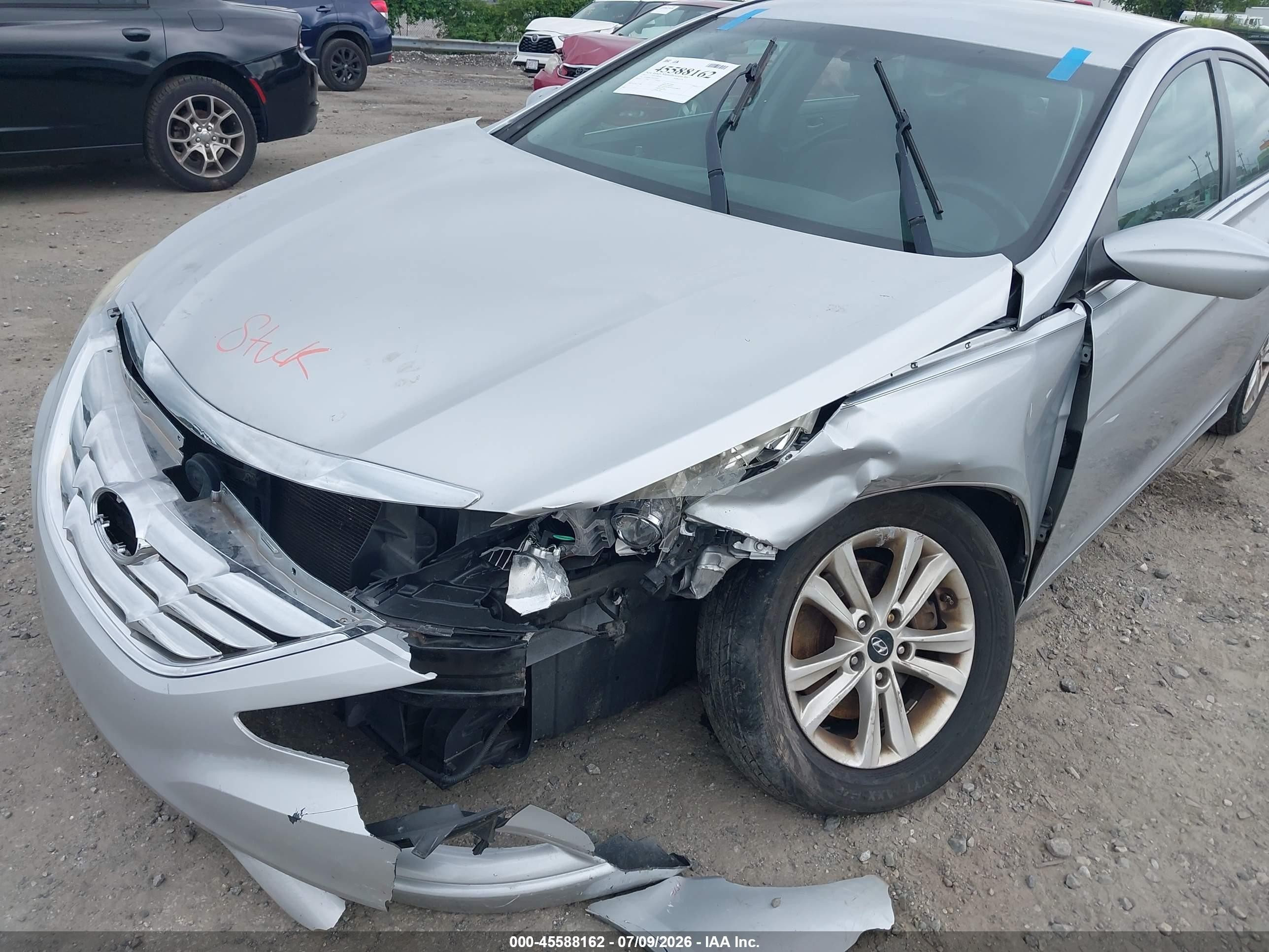 2013 Hyundai Sonata Gls Silver vin: 5NPEB4AC2DH795867