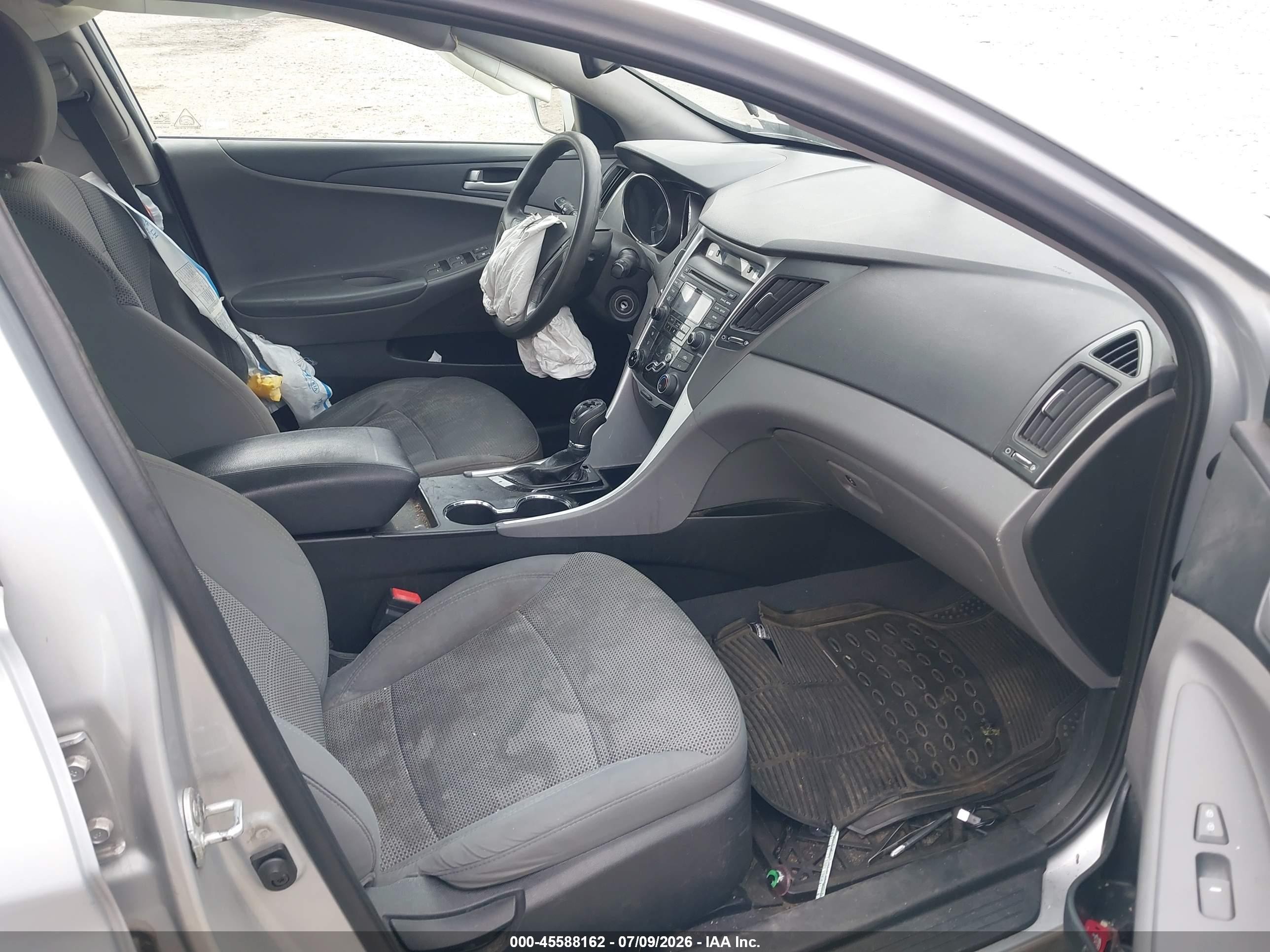 2013 Hyundai Sonata Gls Silver vin: 5NPEB4AC2DH795867
