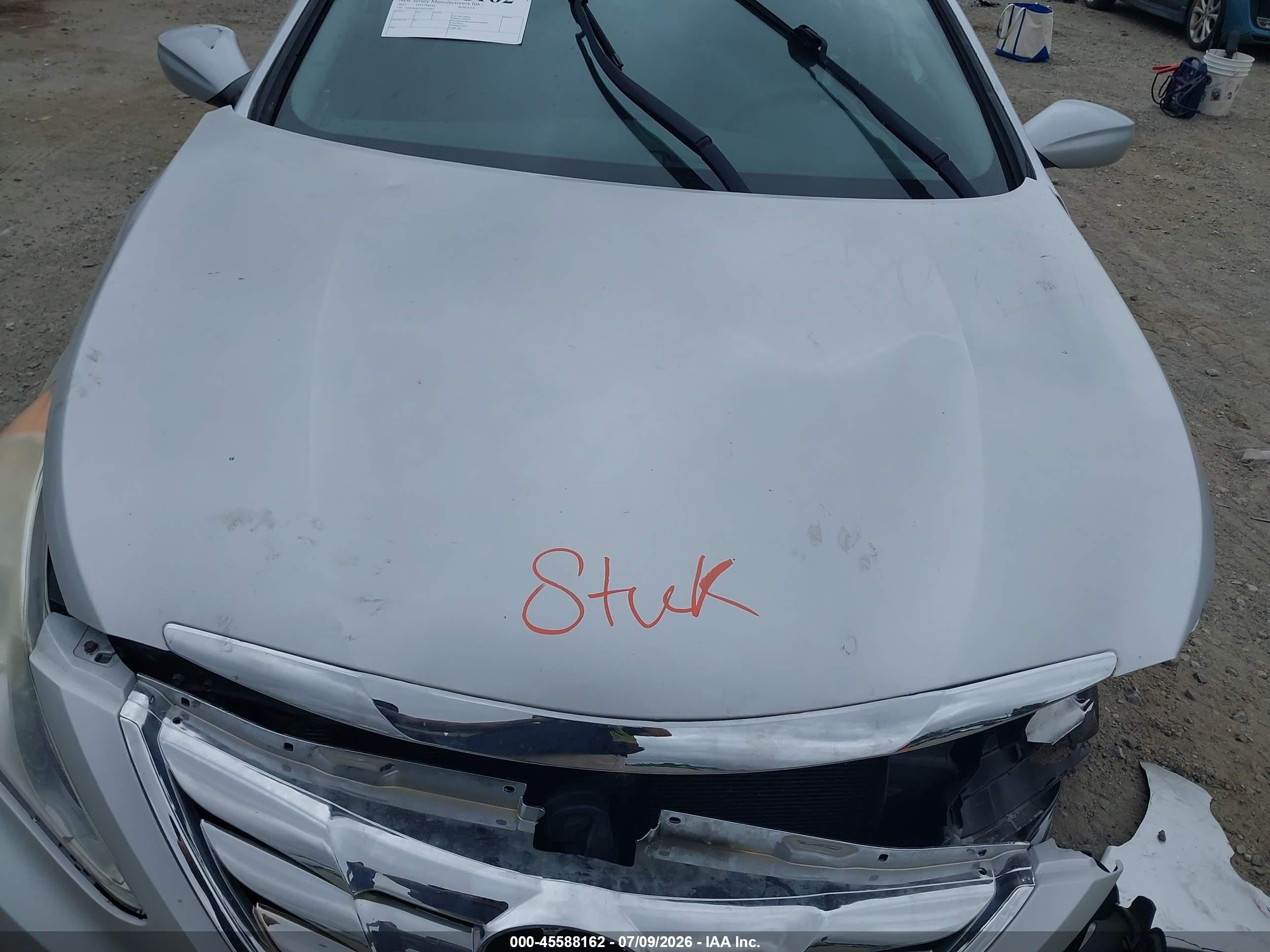 2013 Hyundai Sonata Gls Silver vin: 5NPEB4AC2DH795867